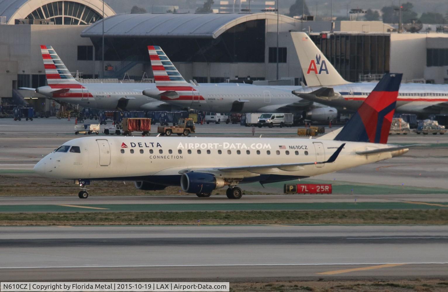 N610CZ, 2007 Embraer 175LR (ERJ-170-200LR) C/N 17000198, Delta Connection