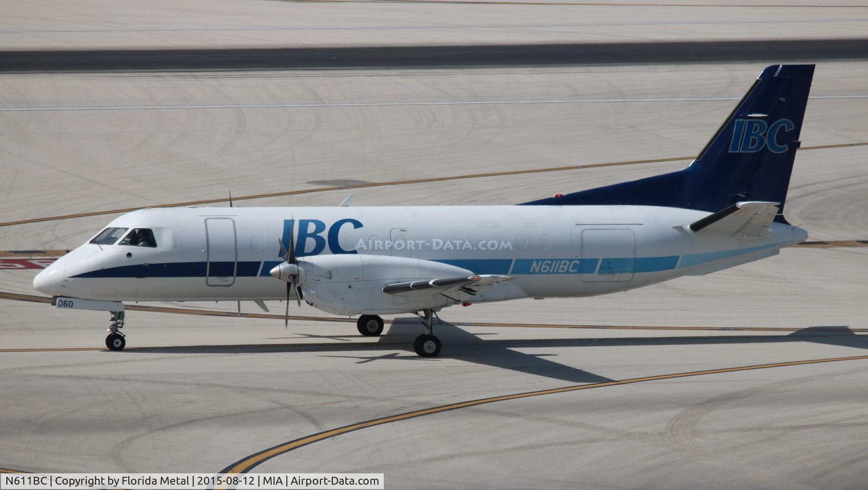 N611BC, 1986 Saab 340A C/N 340A-060, IBC Saab 340