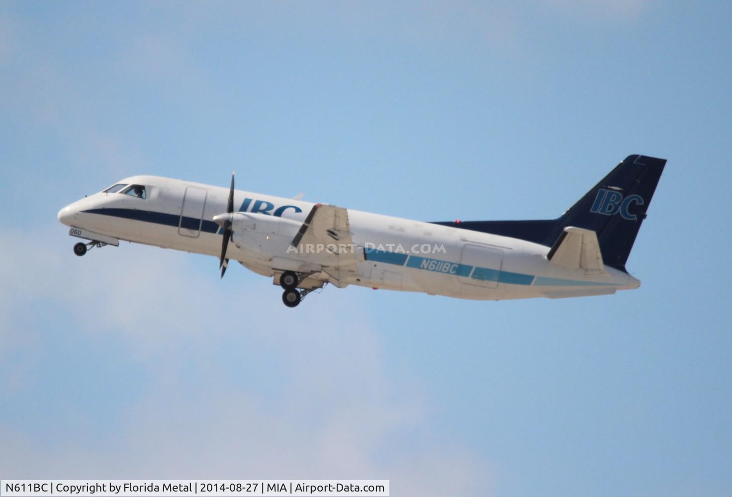 N611BC, 1986 Saab 340A C/N 340A-060, IBC Saab 340
