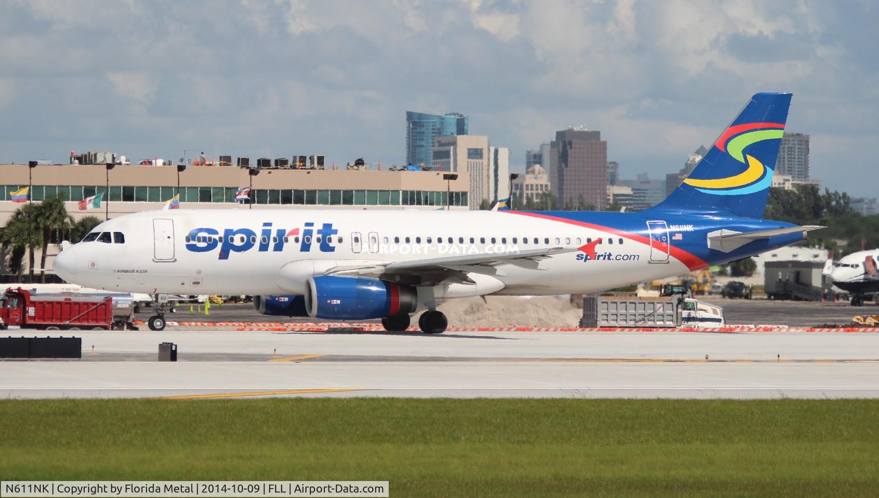 N611NK, 2011 Airbus A320-232 C/N 4996, Spirit