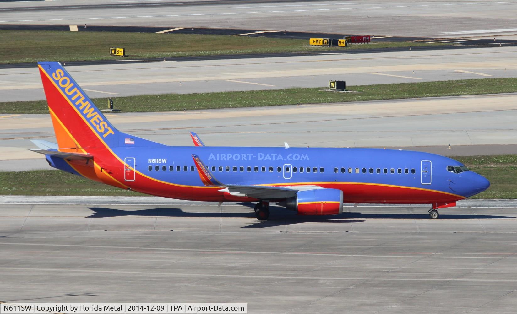 N611SW, 1995 Boeing 737-3H4 C/N 27697, Southwest