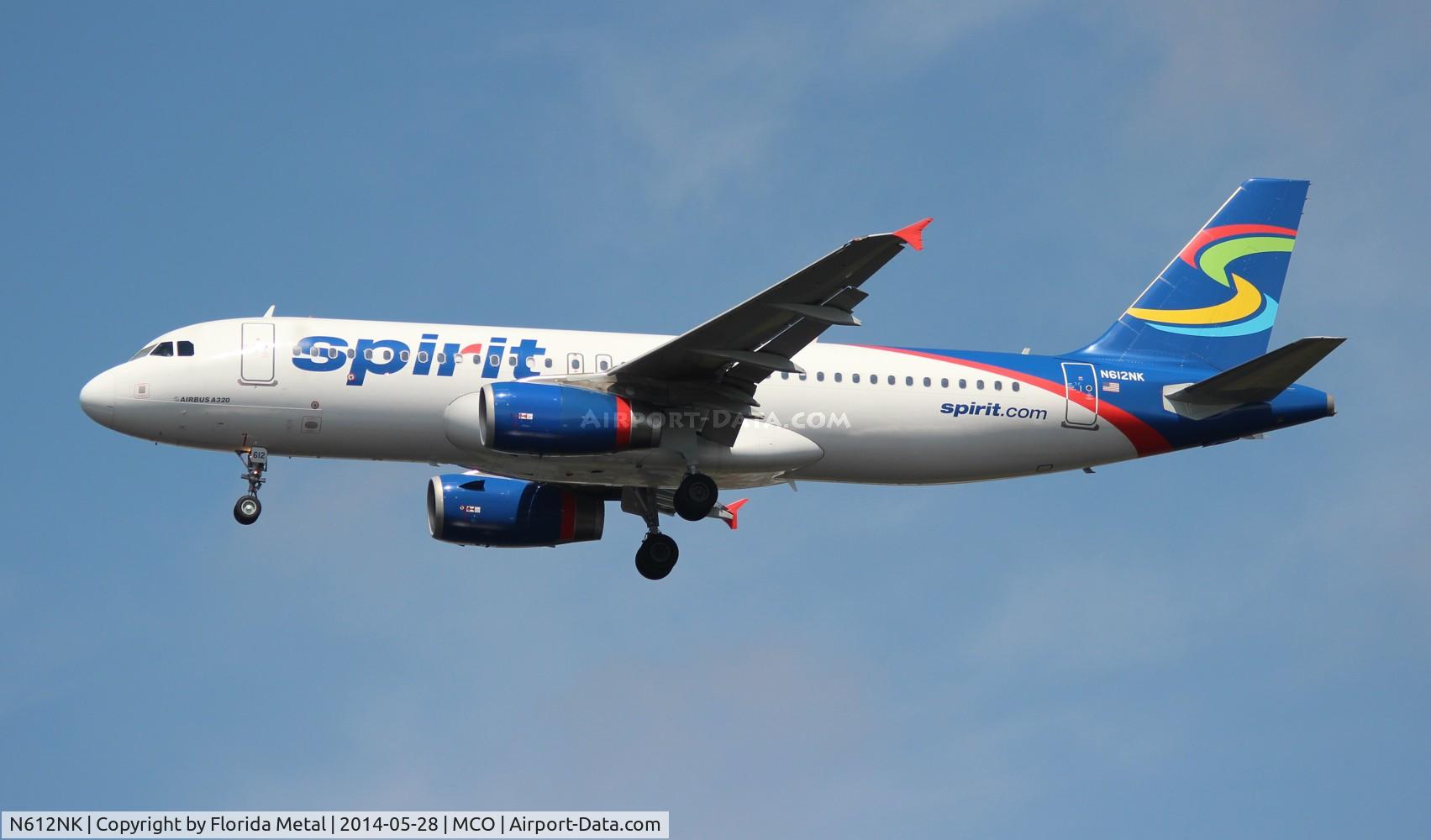 N612NK, 2012 Airbus A320-232 C/N 5029, Spirit