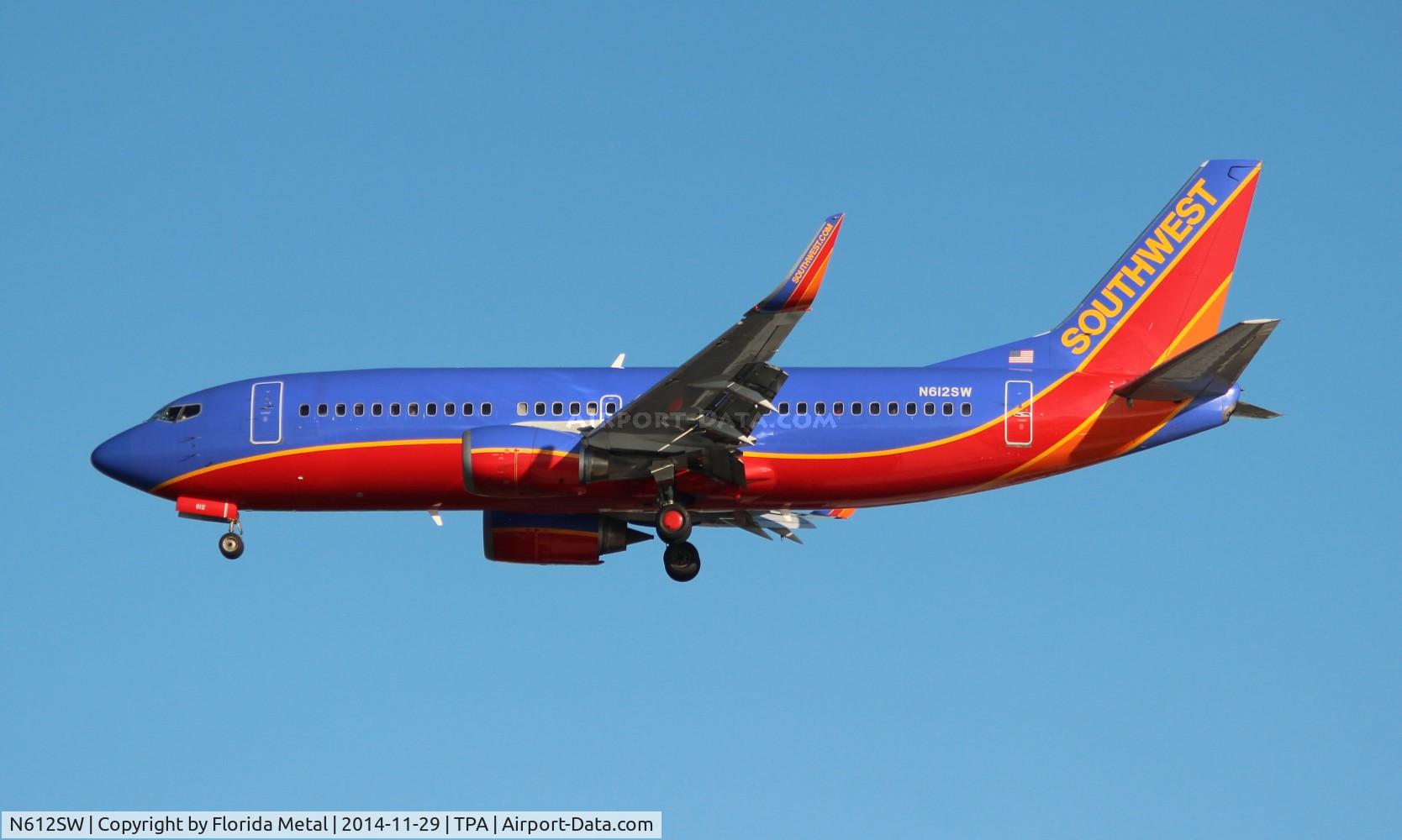 N612SW, 1995 Boeing 737-3H4 C/N 27930, Southwest