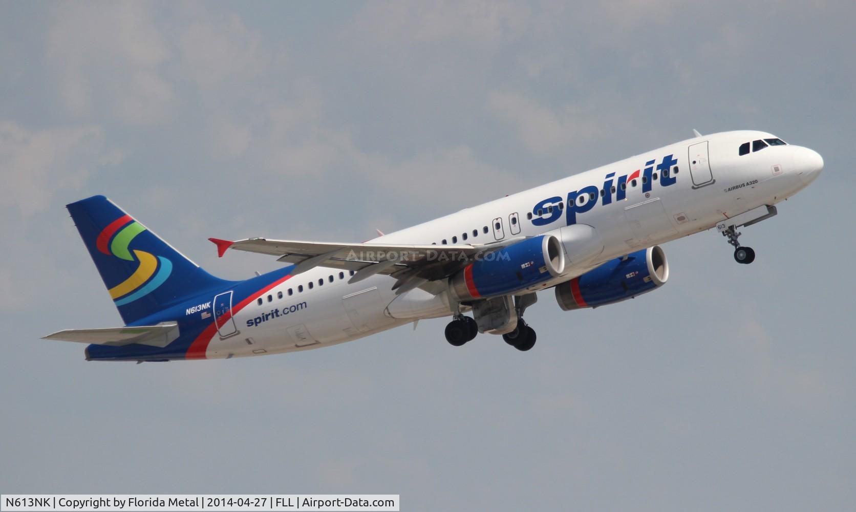 N613NK, 2012 Airbus A320-232 C/N 5042, Spirit