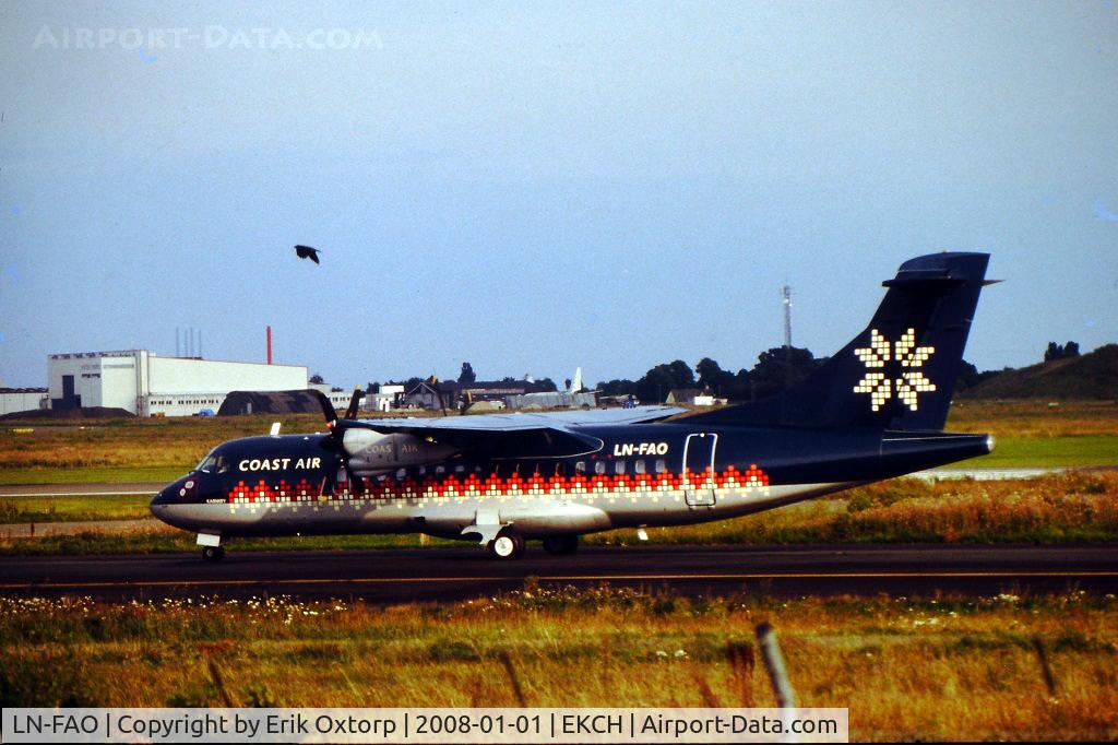 LN-FAO, 1989 ATR 42-300 C/N 148, LN-FAO in CPH AUG07