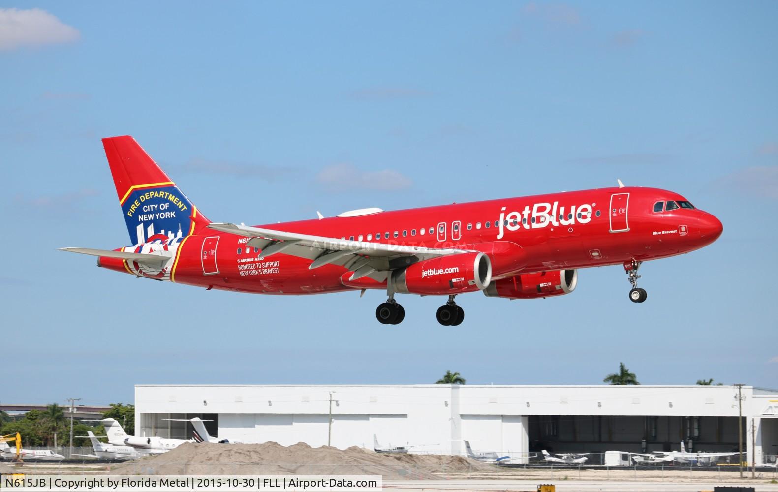 N615JB, 2005 Airbus A320-232 C/N 2461, Jet Blue NYFD