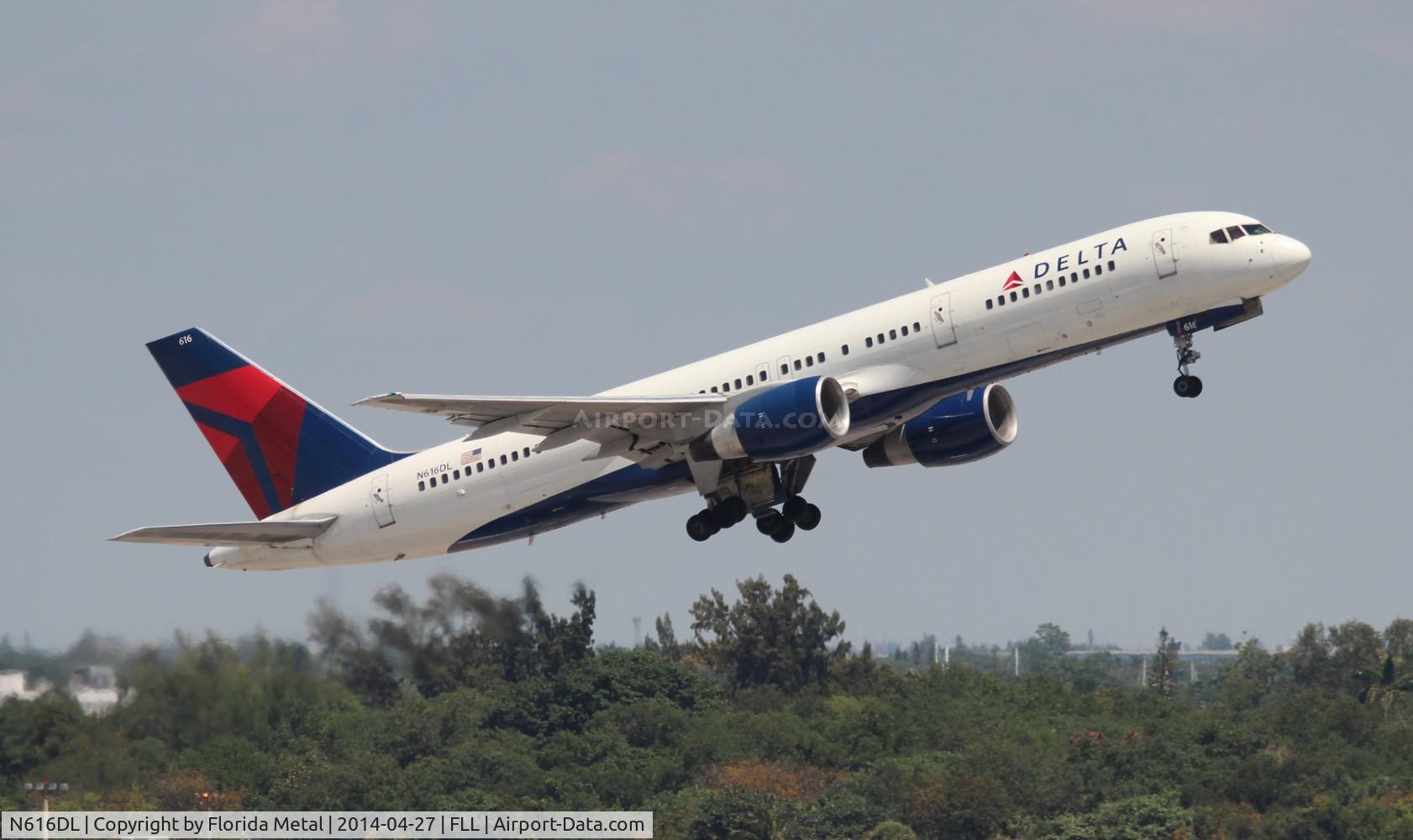 N616DL, 1986 Boeing 757-232 C/N 22823, Delta
