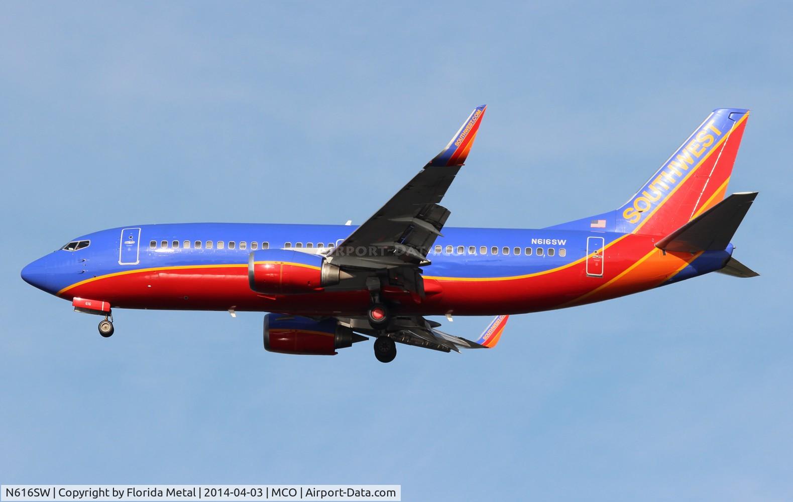 N616SW, 1995 Boeing 737-3H4 C/N 27699, Southwest