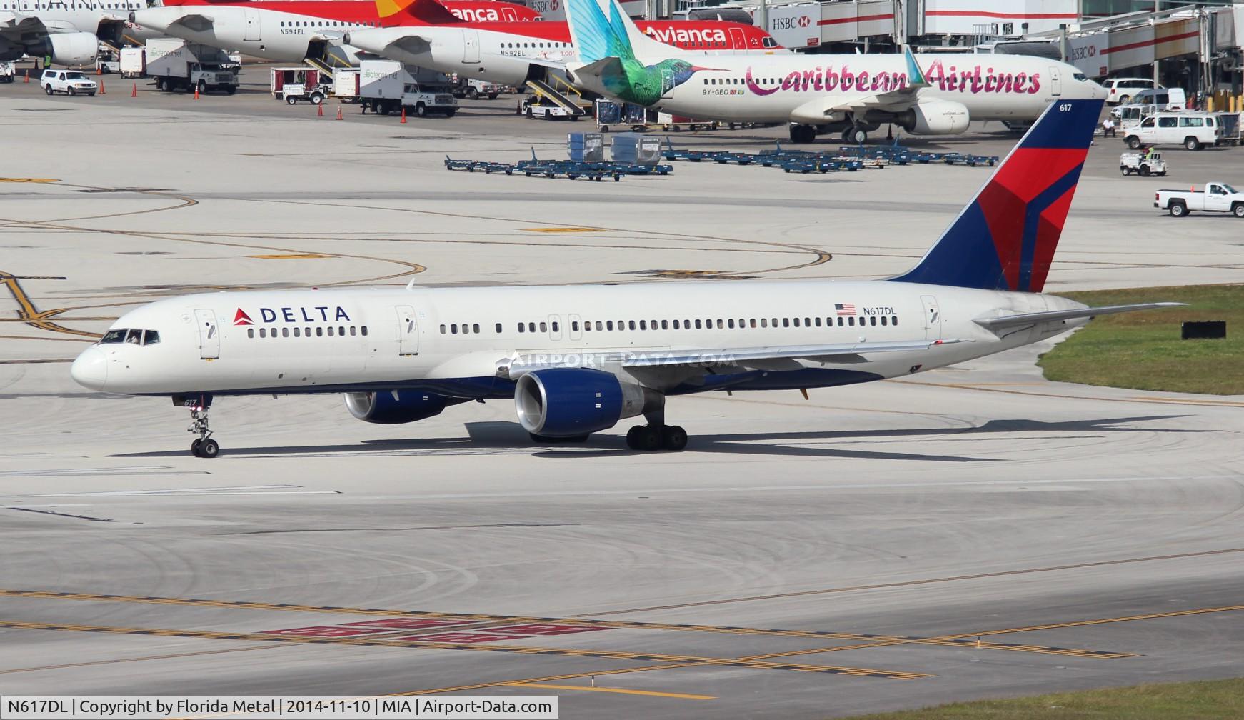 N617DL, 1986 Boeing 757-232 C/N 22907, Delta