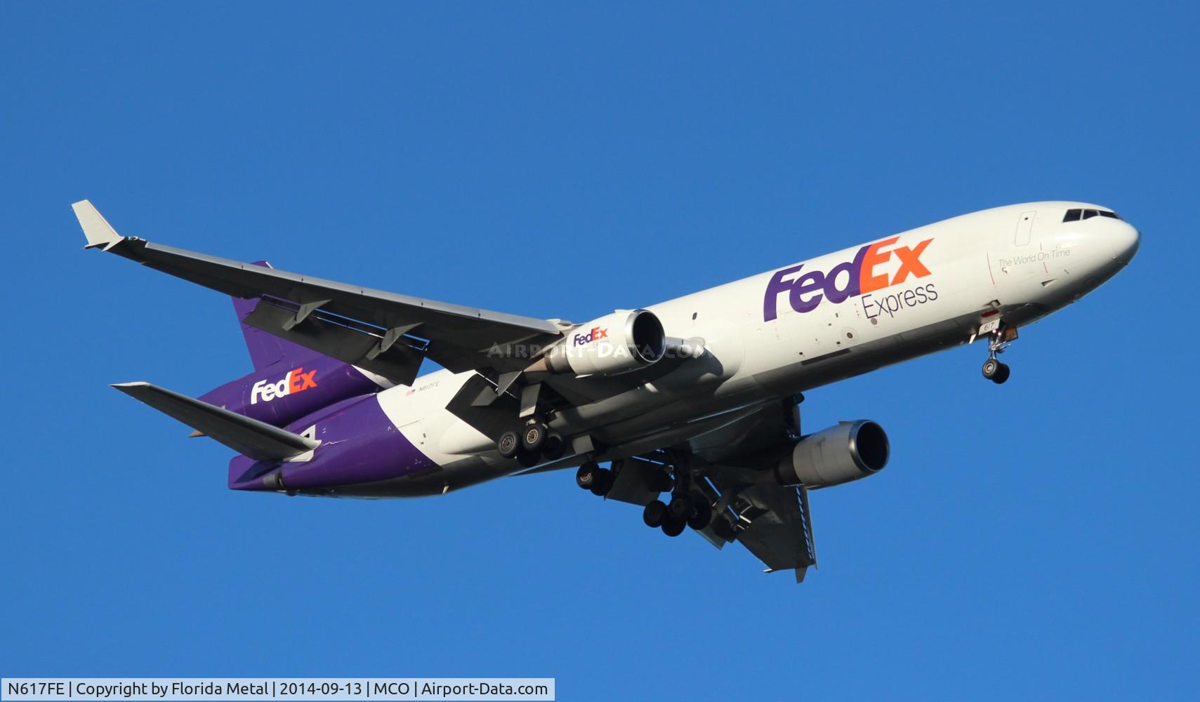 N617FE, 1995 McDonnell Douglas MD-11F C/N 48748, Fed Ex