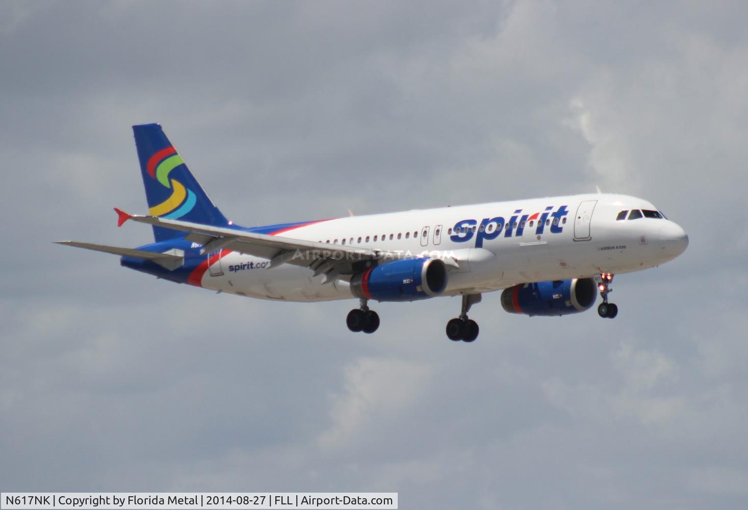 N617NK, 2012 Airbus A320-232 C/N 5387, Spirit