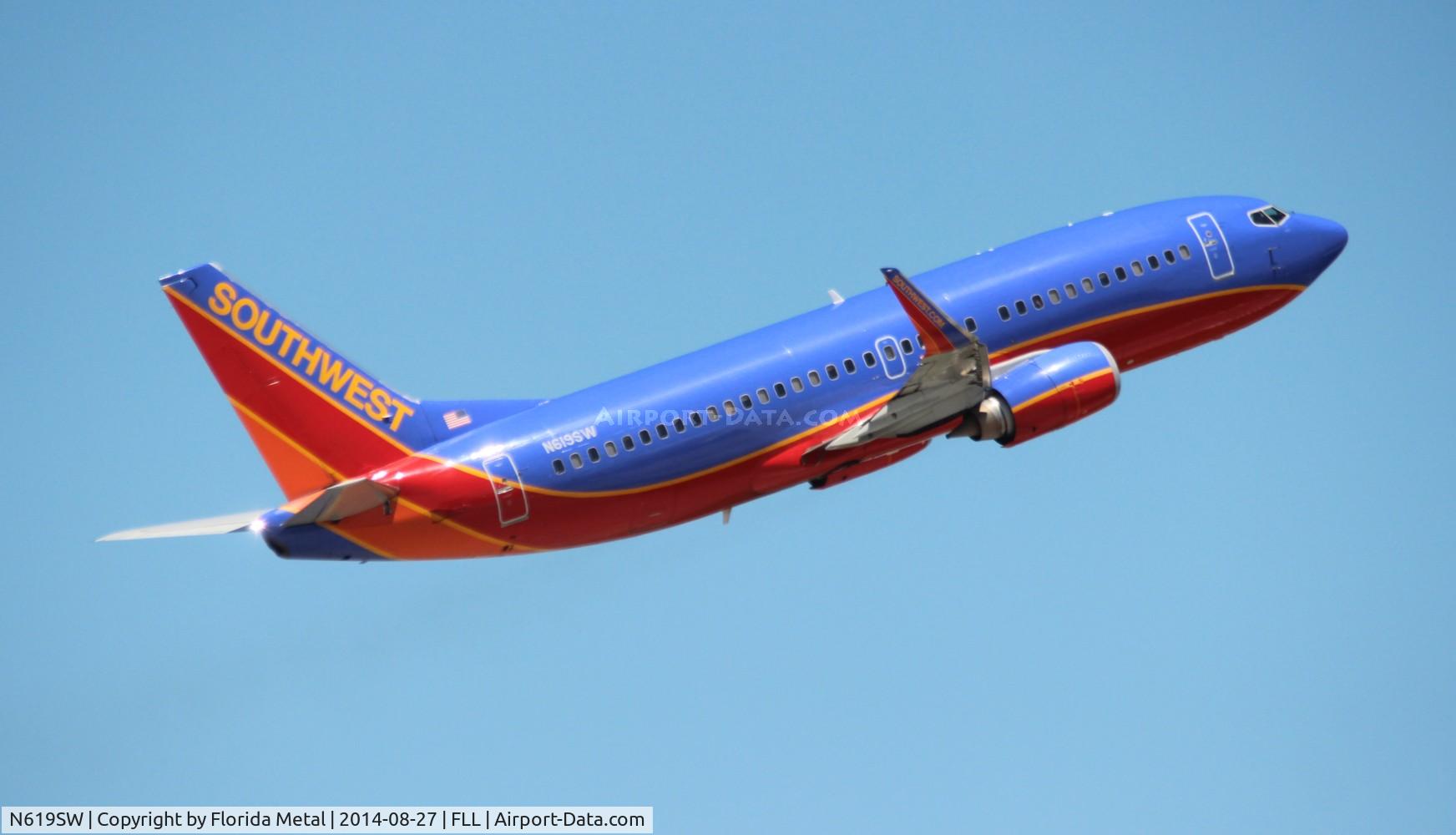 N619SW, 1995 Boeing 737-3H4 C/N 28035, Southwest