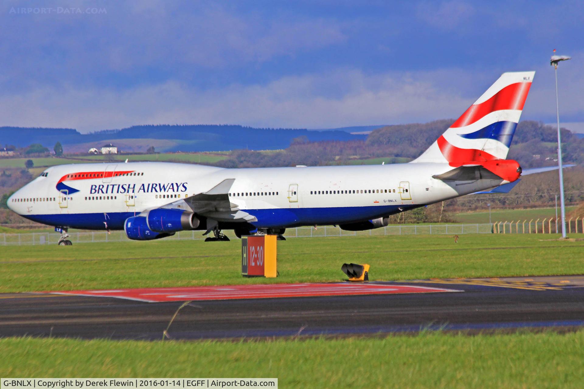 G-BNLX, 1992 Boeing 747-436 C/N 25435, 747-436, British Airways, coded NLX, stored since 5 November 2015 for decommissioning, thus bringing the BA 747 down to x40ac,