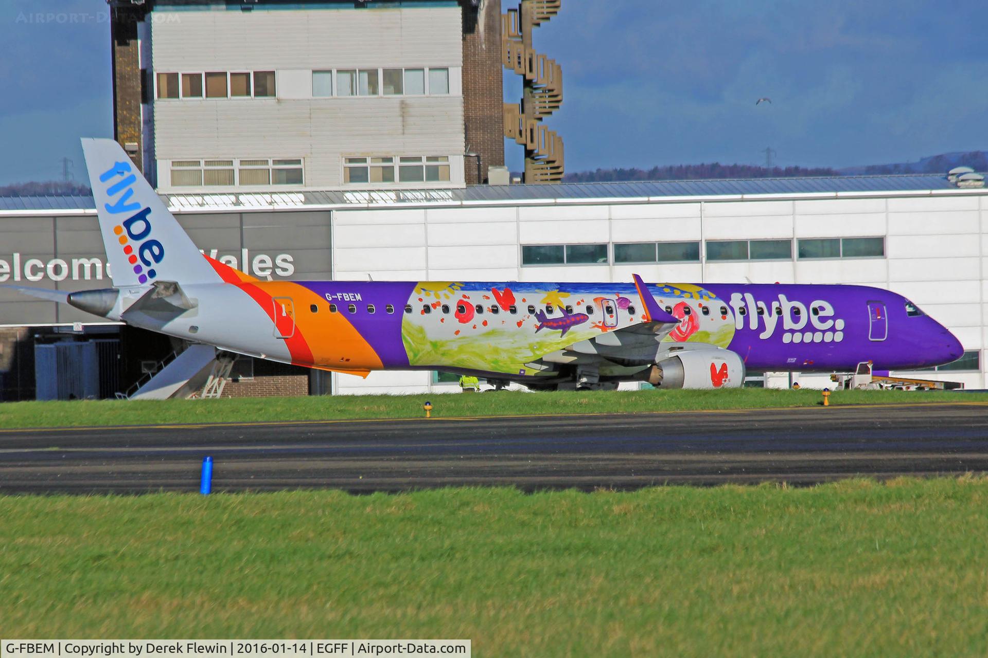 G-FBEM, 2008 Embraer 195LR (ERJ-190-200LR) C/N 19000204, Embraer 195LR, Flybe, 
