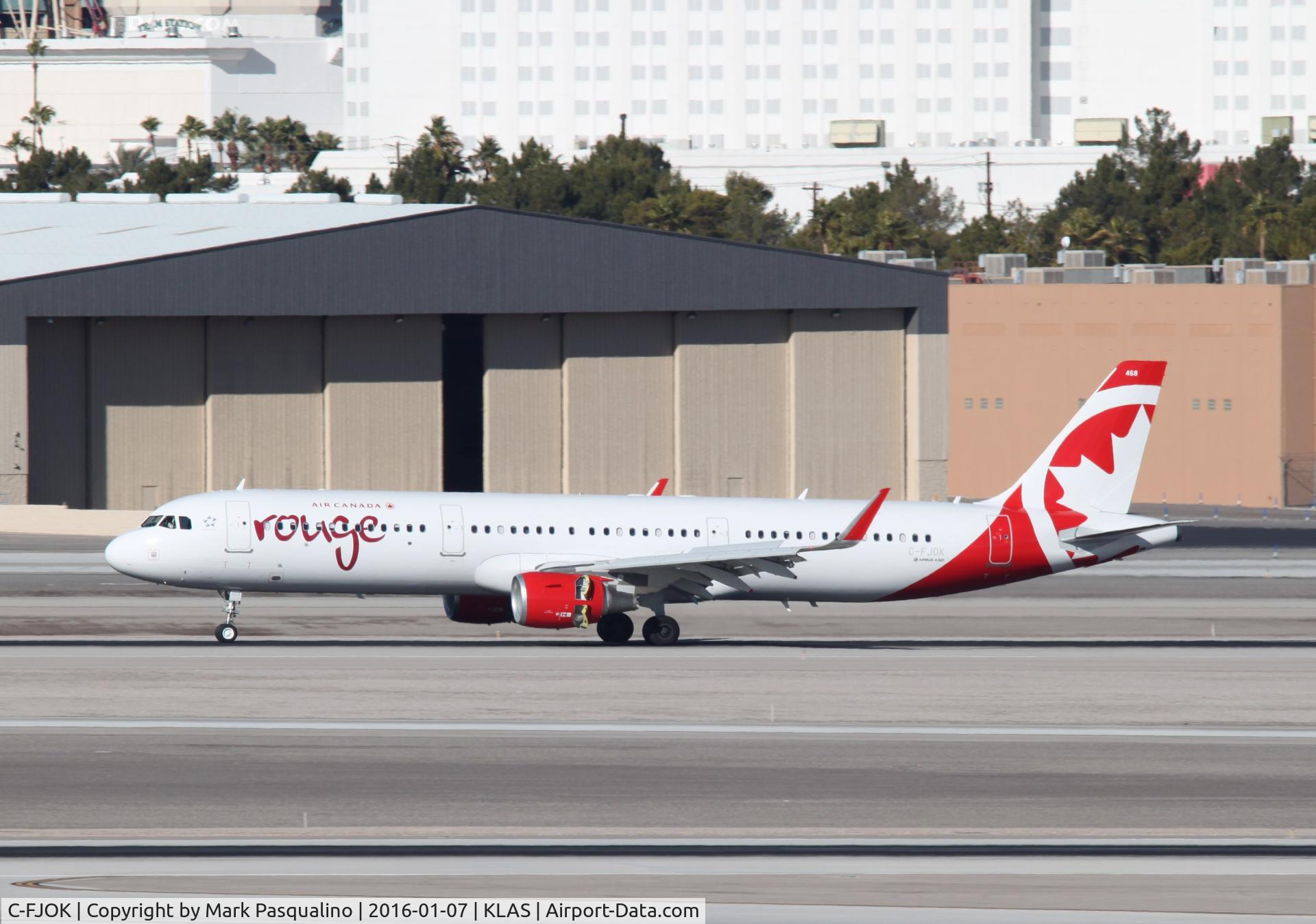 C-FJOK, 2015 Airbus A321-211 C/N 6844, Airbus A321-200