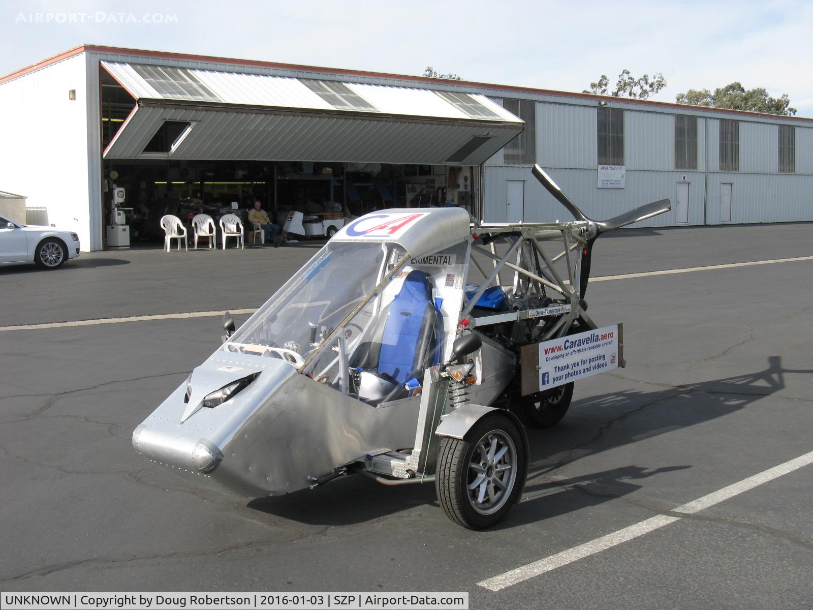 UNKNOWN, Miscellaneous Various C/N unknown, Caravella Aerospace CRAVELLAIR Prototype Roadable Aircraft, 100 Hp 4 cylinder engine, has now done taxi tests