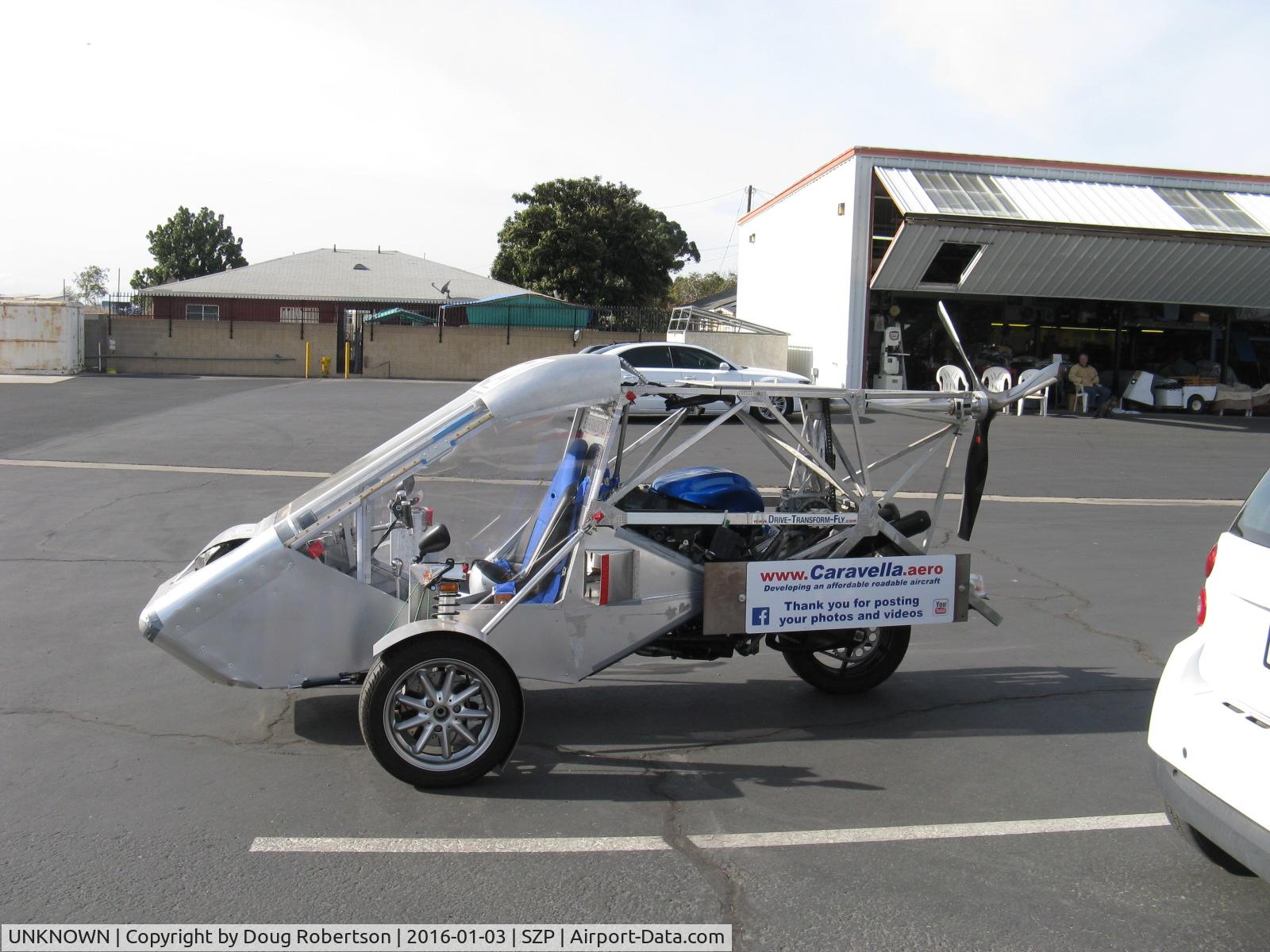 UNKNOWN, Miscellaneous Various C/N unknown, Caravella Aerospace CARAVELLAIR Roadable Aircraft prototype, 100 Hp 4 cylinder engine