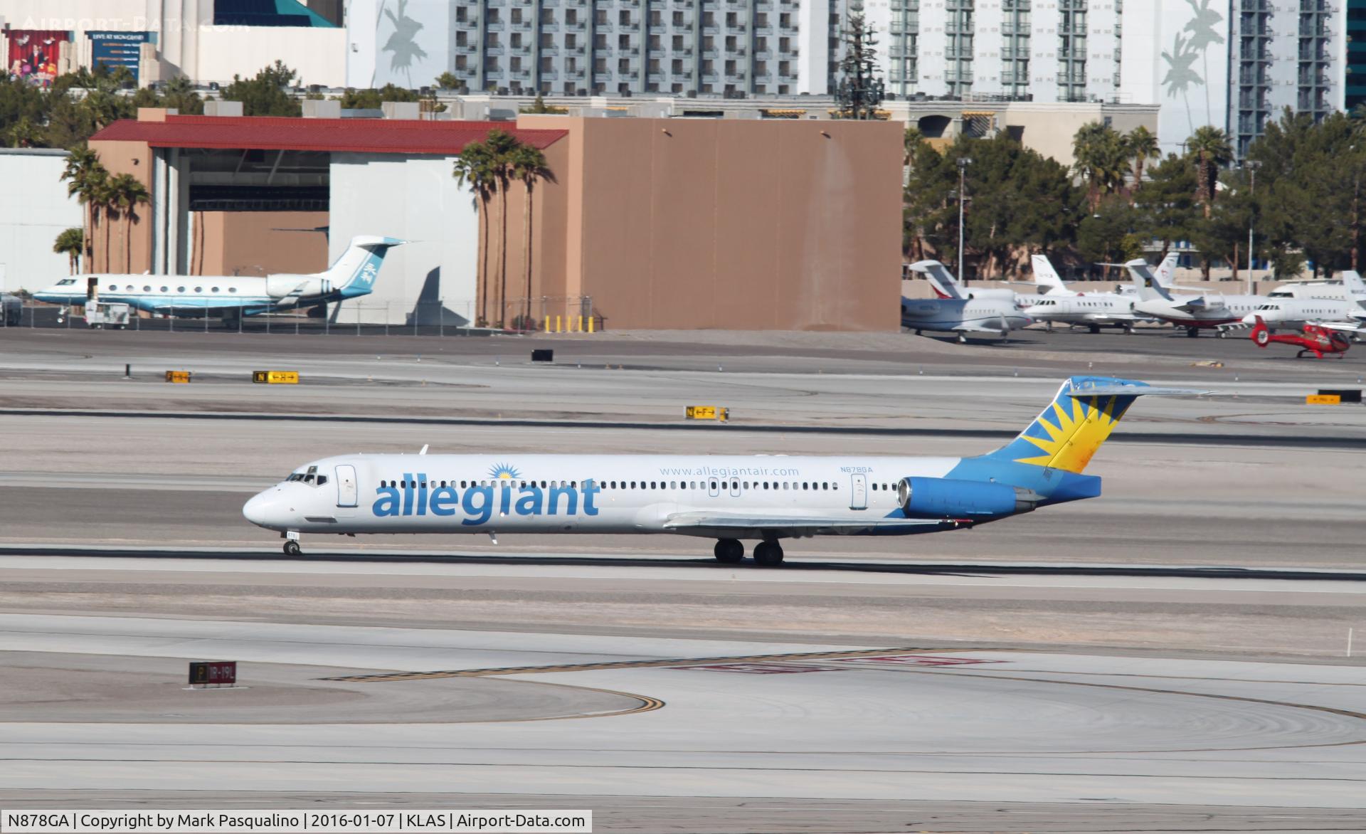 N878GA, 1996 McDonnell Douglas MD-83 (DC-9-83) C/N 53487, MD-83