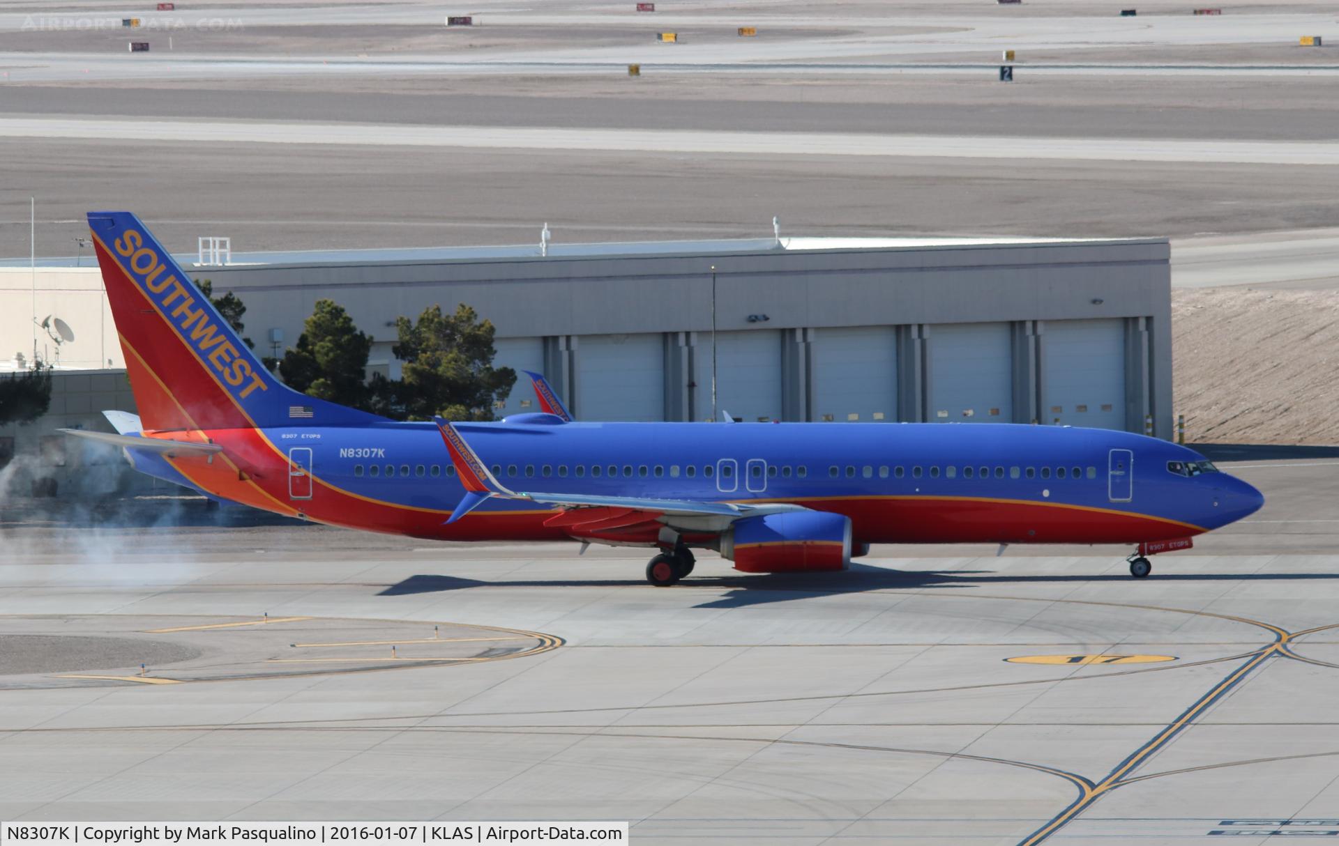 N8307K, 2012 Boeing 737-8H4 C/N 36987, Boeing 737-800