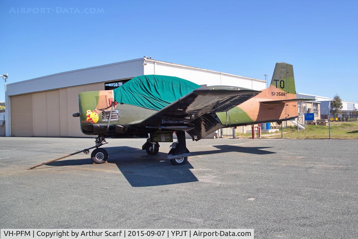 VH-PFM, 1951 North American T-28D Trojan C/N 174-126, VH-PFM Jandakot September 2015
