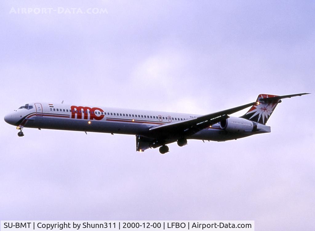 SU-BMT, 1998 McDonnell Douglas MD-90-30 C/N 53601, Landing rwy 15R