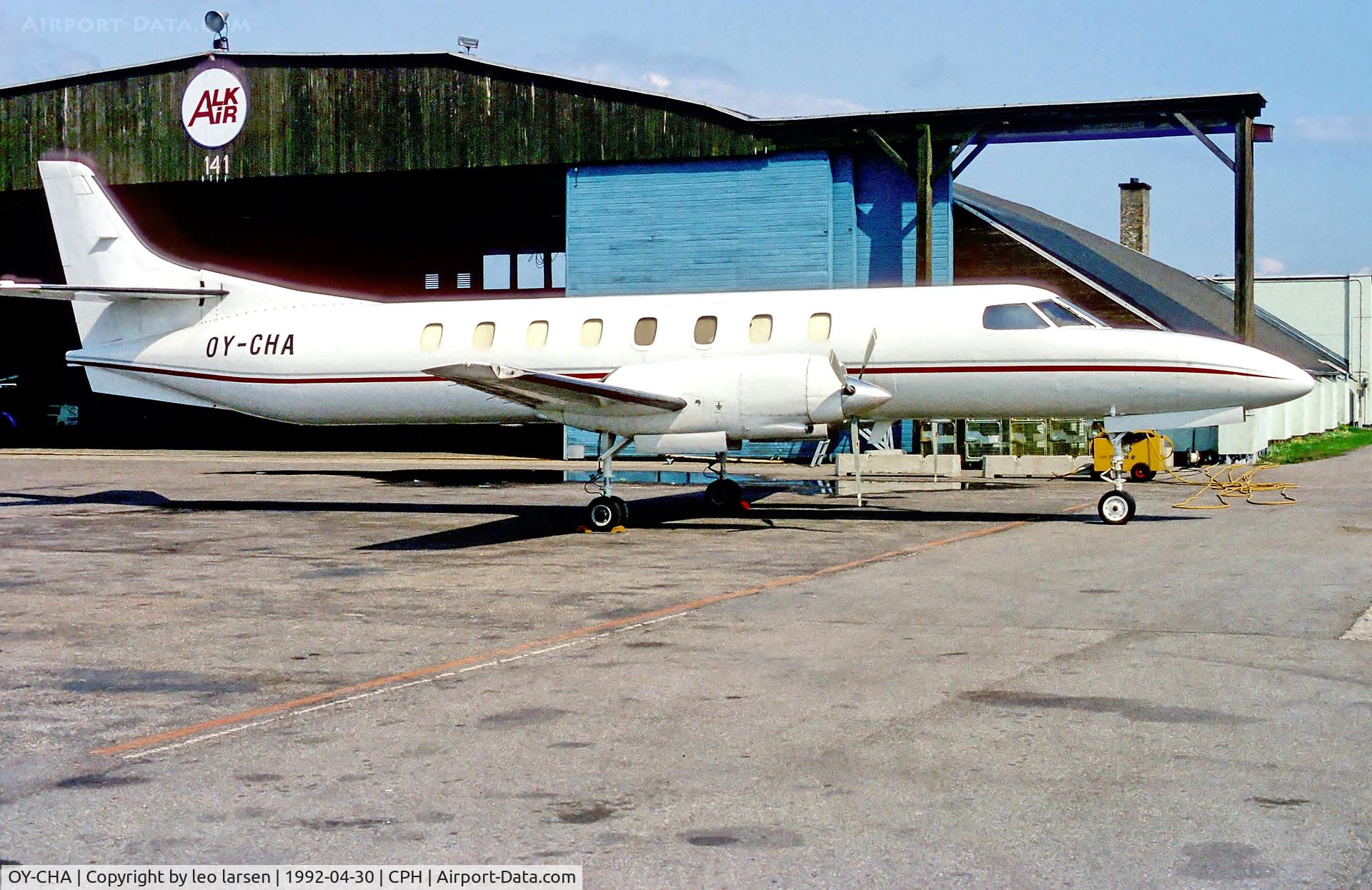 OY-CHA, 1980 Swearingen SA-226AT Merlin IV C/N AT-074, Copenhagen 30.4.92