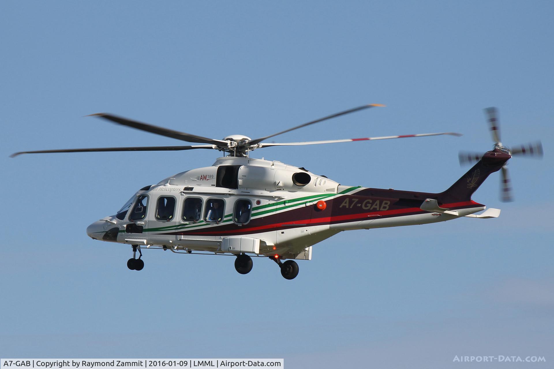 A7-GAB, 2014 AgustaWestland AW-189 C/N 49010, AgustaWestland AW189 A7-GAB Gulf Helicopters