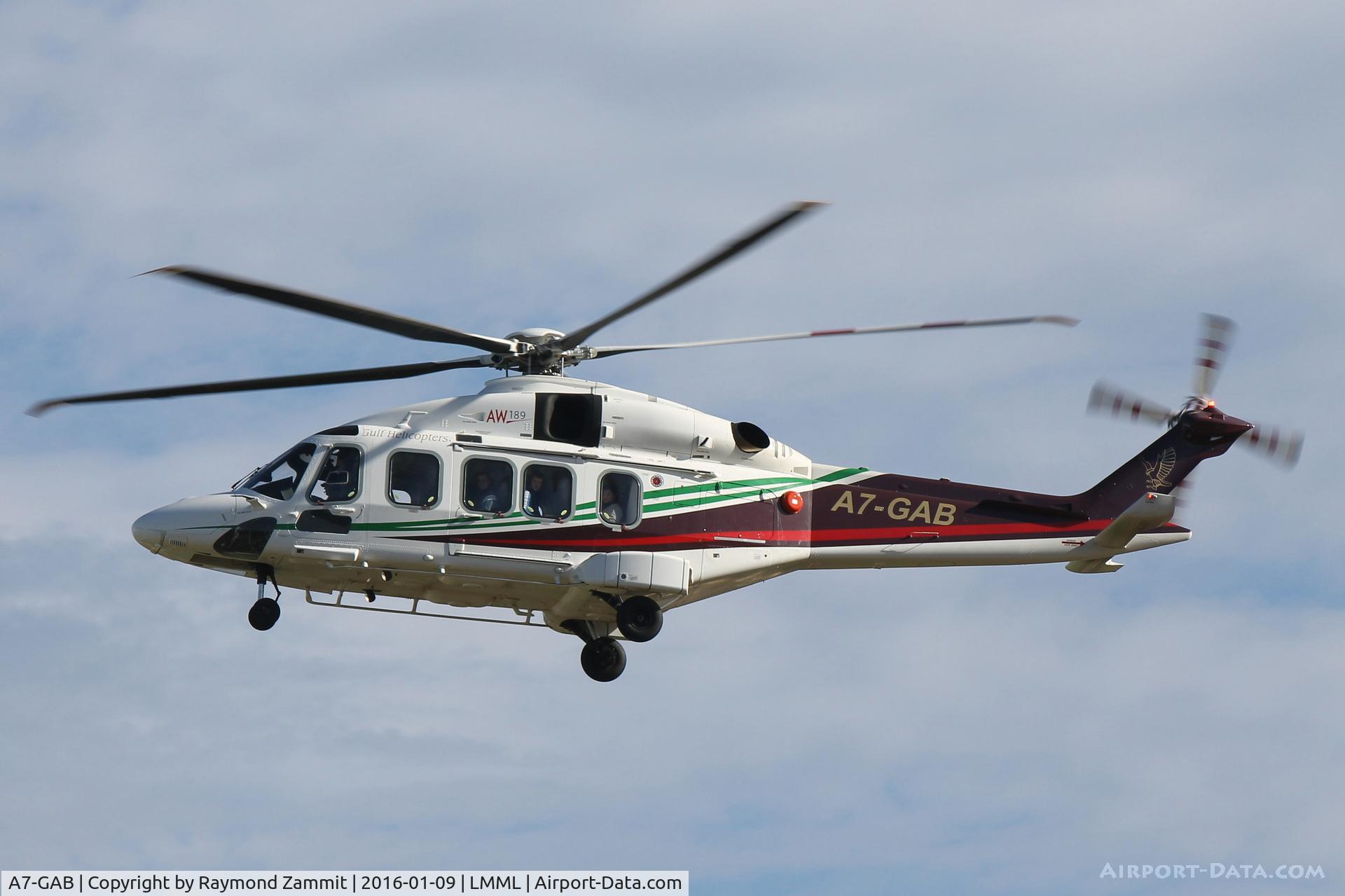 A7-GAB, 2014 AgustaWestland AW-189 C/N 49010, AgustaWestland AW189 A7-GAB Gulf Helicopters