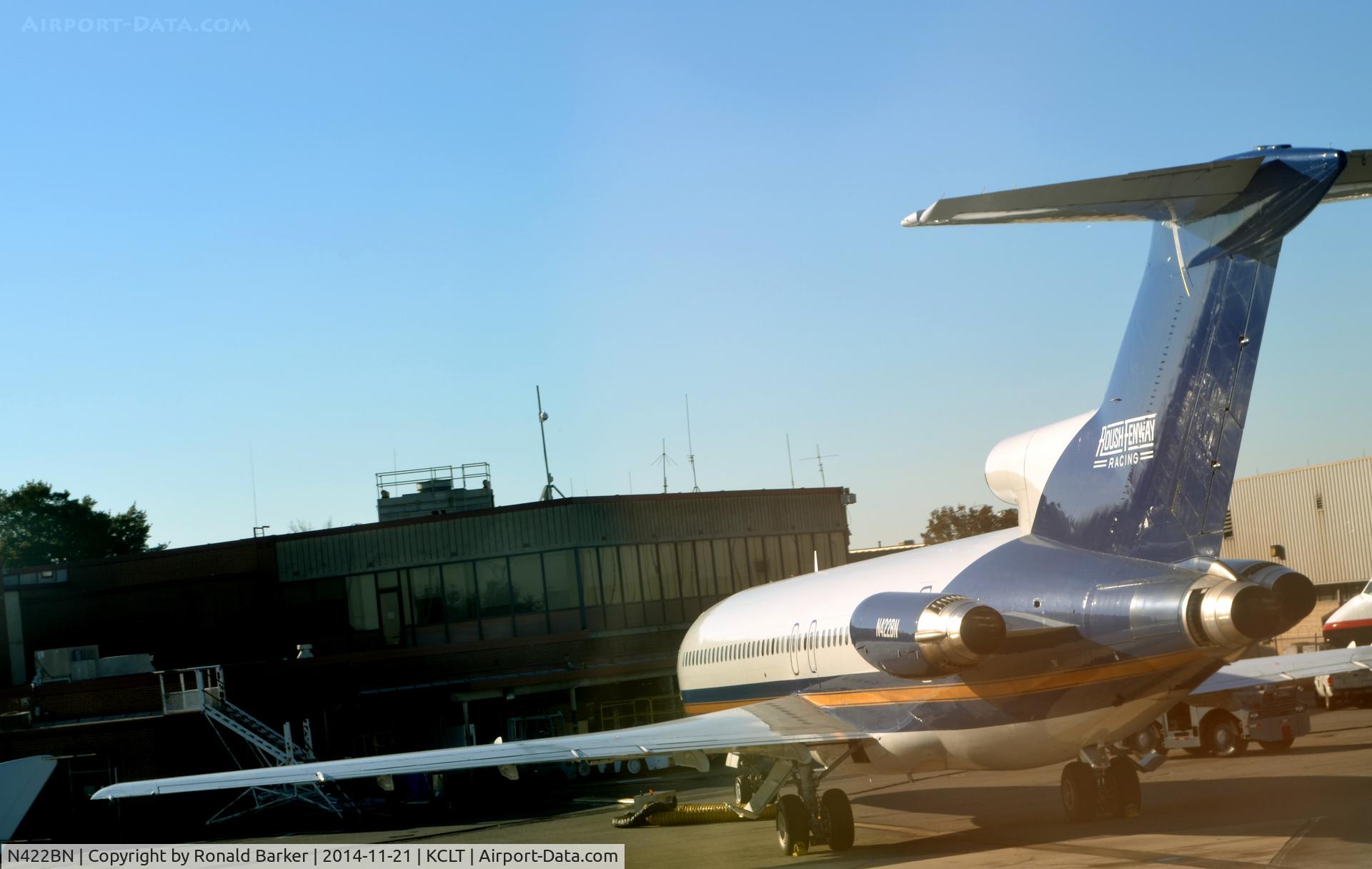 N422BN, 1973 Boeing 727-227 C/N 20735, Parked CLT