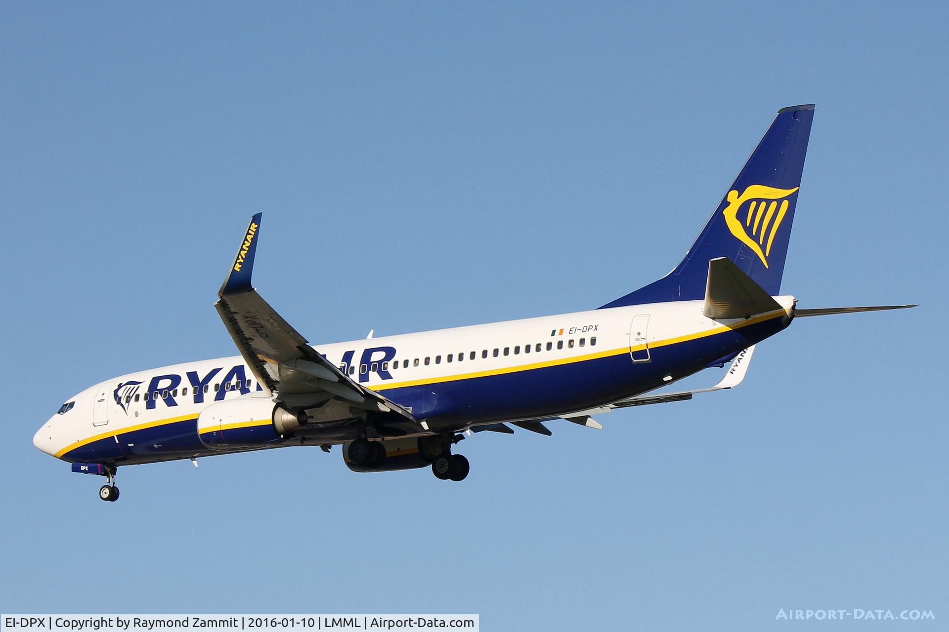 EI-DPX, 2007 Boeing 737-8AS C/N 35553, B737-800 EI-DPX Ryanair