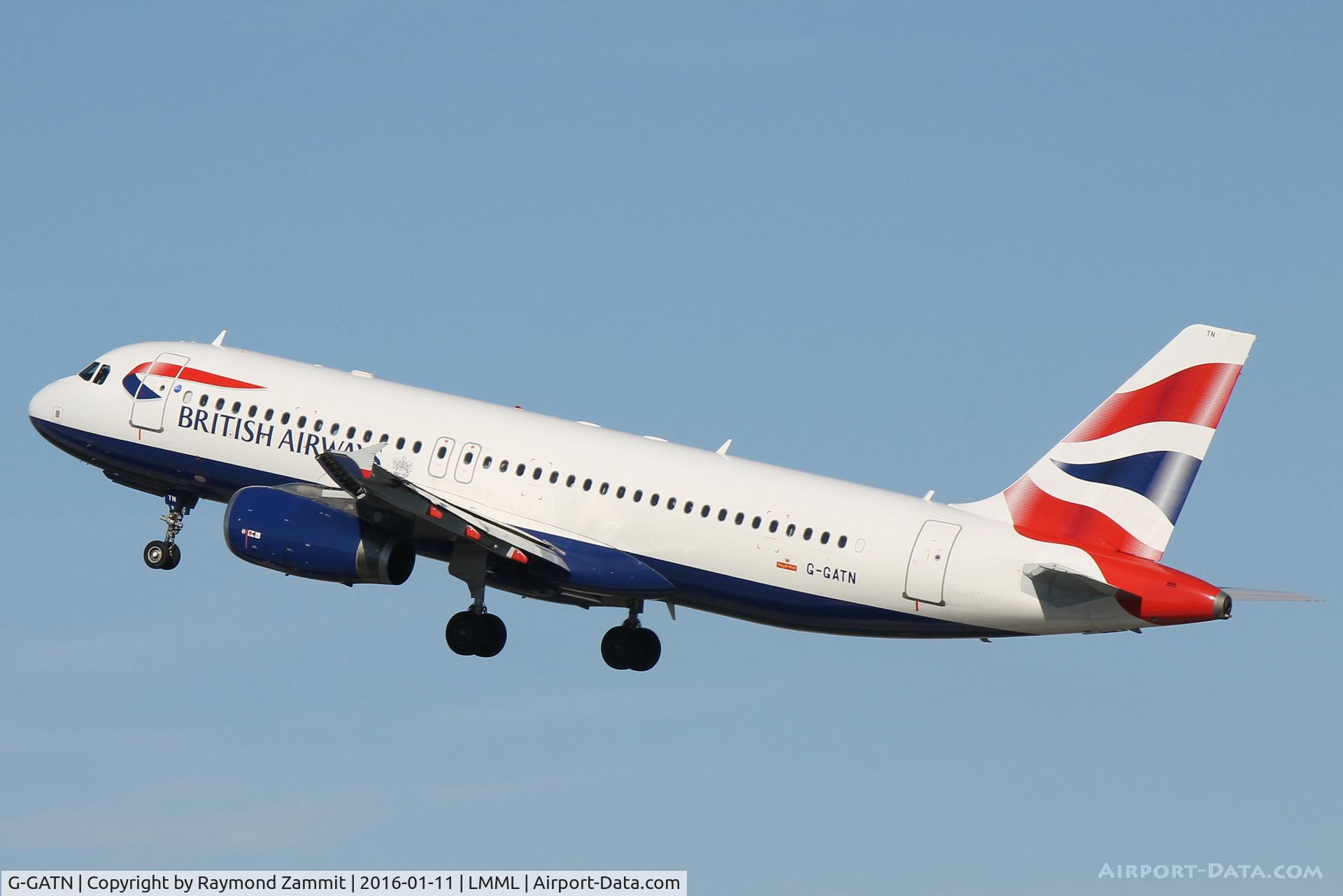 G-GATN, 2001 Airbus A320-232 C/N 1613, A320 G-GATN British Airways
