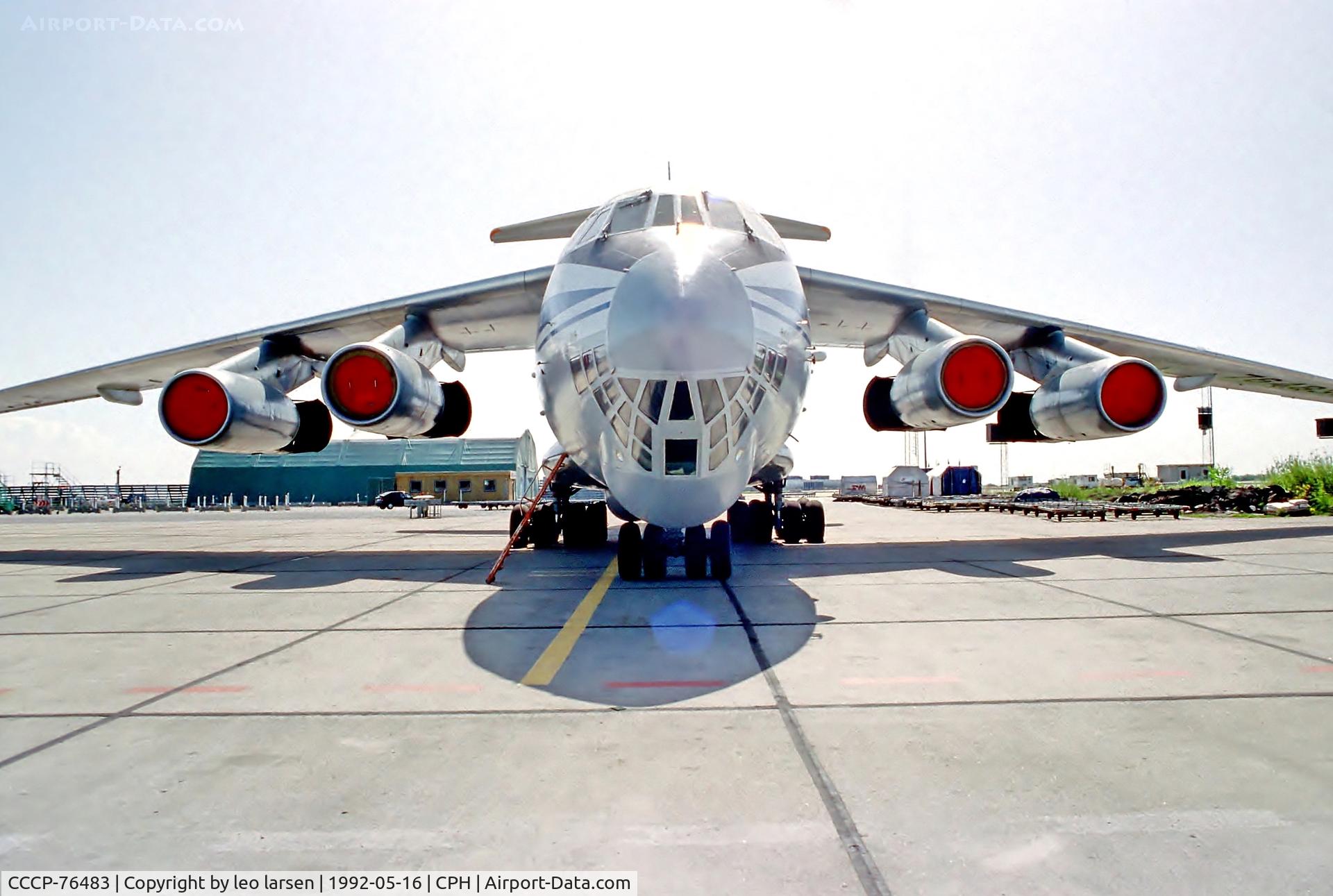 CCCP-76483, 1986 Ilyushin Il-76TD C/N 0063468042, Copenhagen 16.5.92