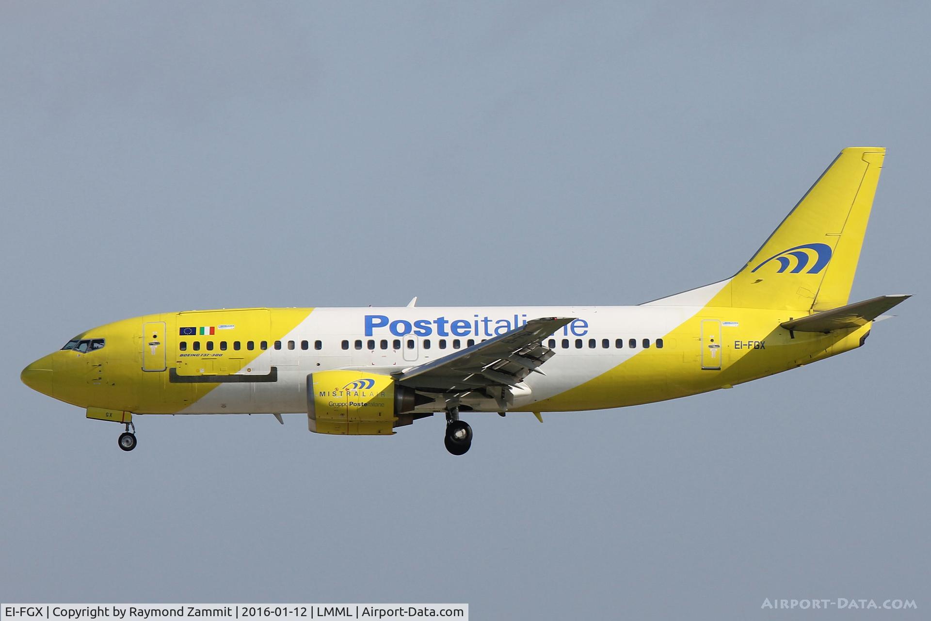 EI-FGX, 1998 Boeing 737-3Q8 C/N 28054, B737-800 EI-FGX Mistral Air