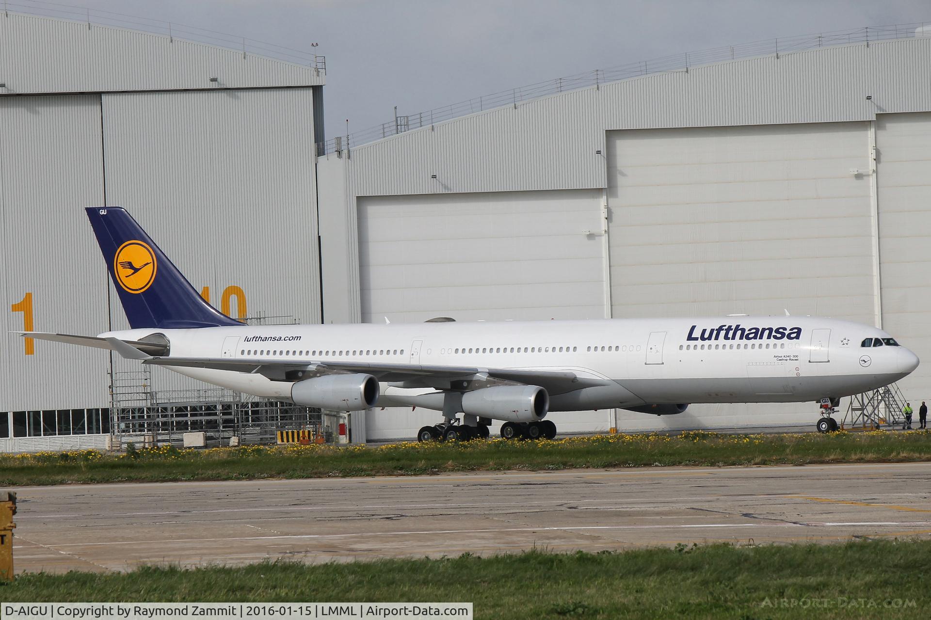 D-AIGU, 2000 Airbus A340-313 C/N 321, A340 D-AIGU Lufthansa