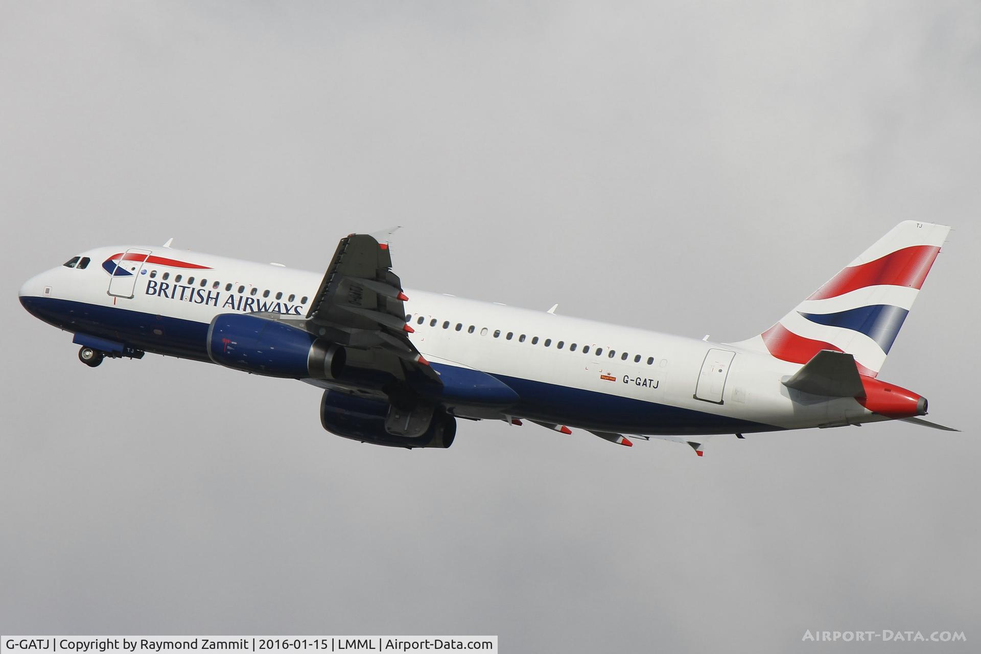 G-GATJ, 2001 Airbus A320-233 C/N 1509, A320 G-GATJ British Airways