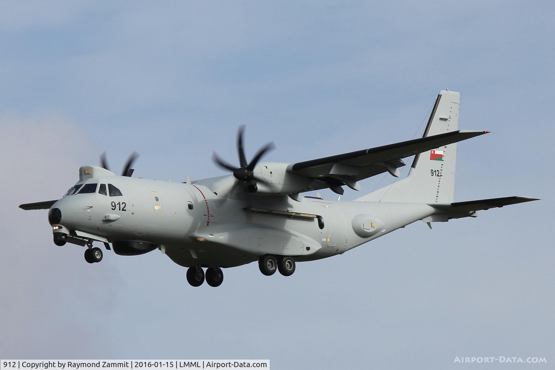 912, 2015 CASA C-295MPA Persuader C/N S-112, Casa C-295 Perssuader 912 Oman Air Force