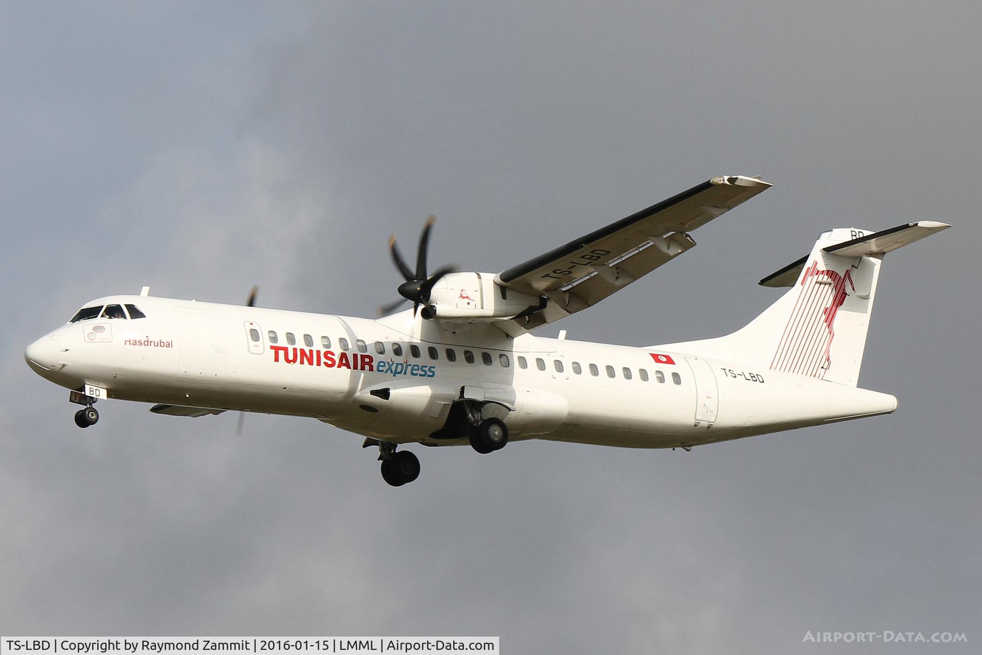 TS-LBD, 2007 ATR 72-212A C/N 756, ATR72 TS-LBD Tunisair