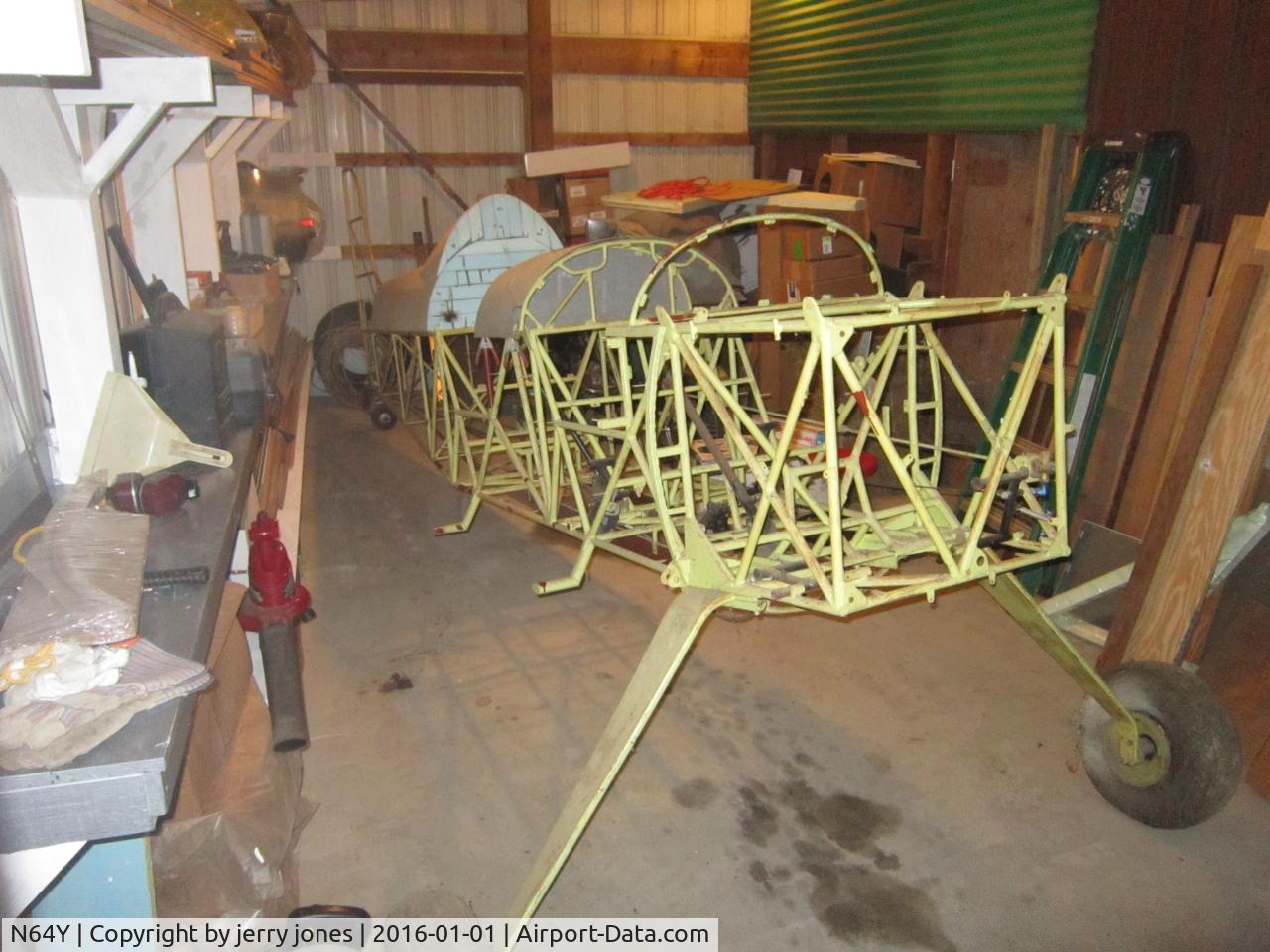N64Y, 1973 Bakeng Duce C/N 017, currently in the hangar Jan 2016