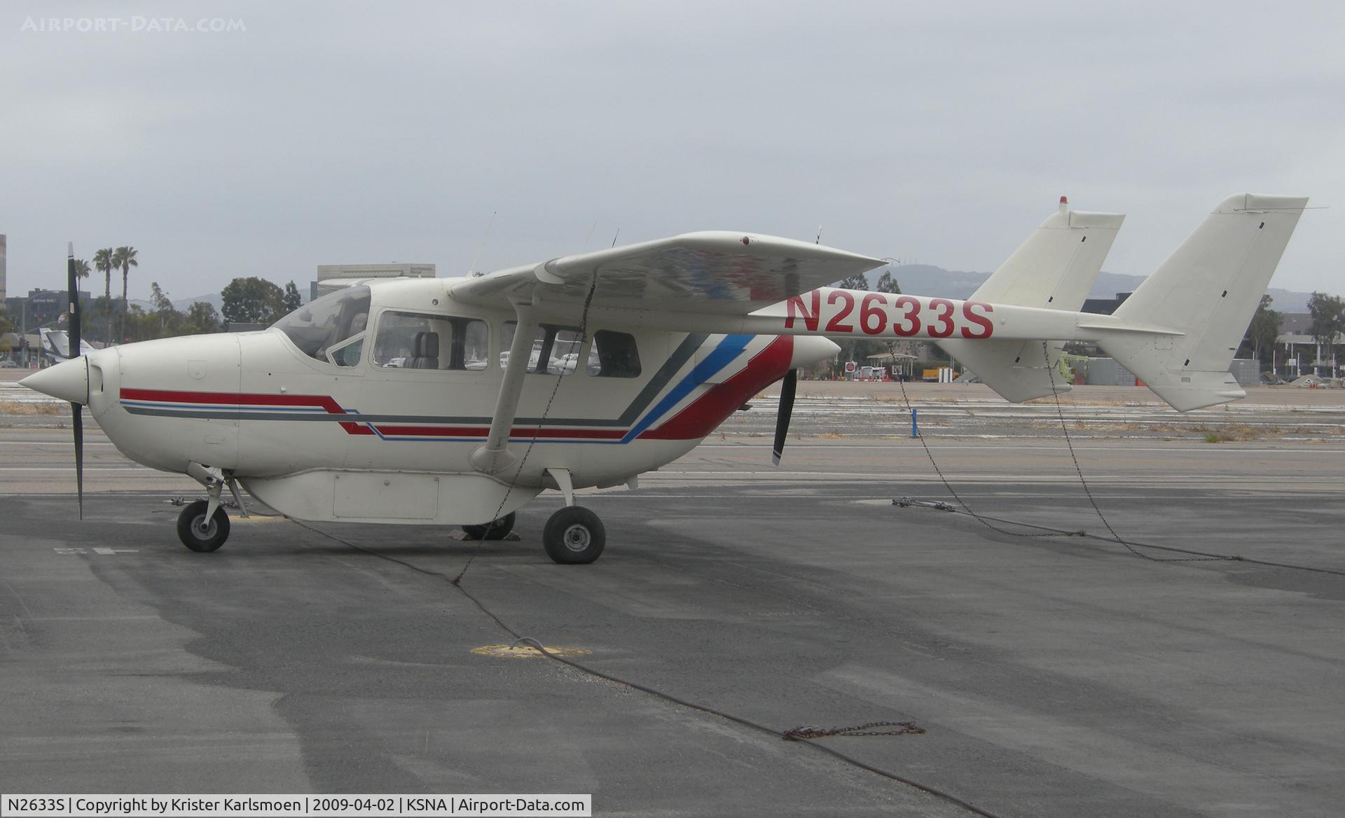 N2633S, 1968 Cessna 337C Super Skymaster C/N 337-0933, At the parking.
