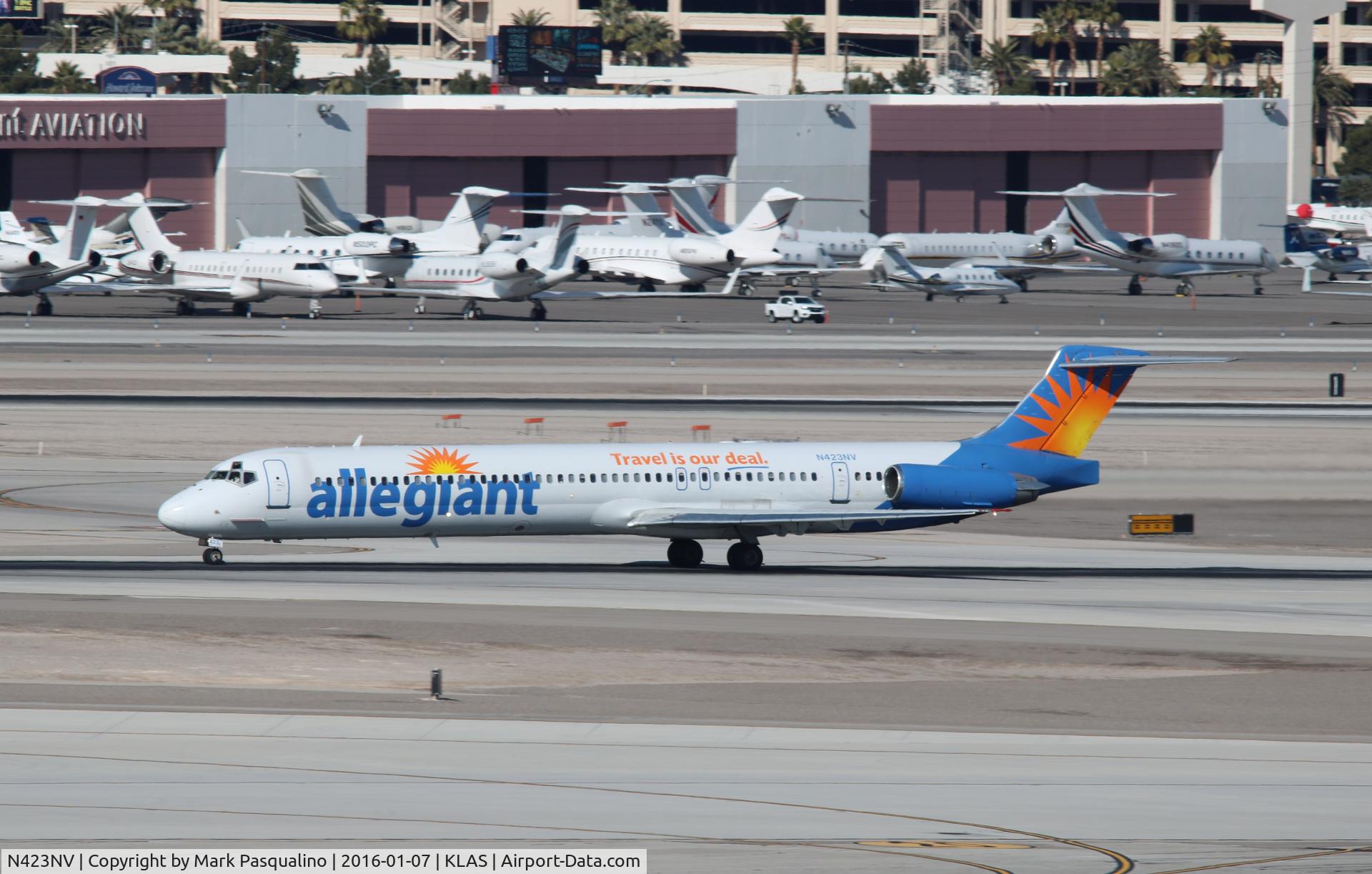 N423NV, 1991 McDonnell Douglas MD-82 (DC-9-83) C/N 53008, MD-82