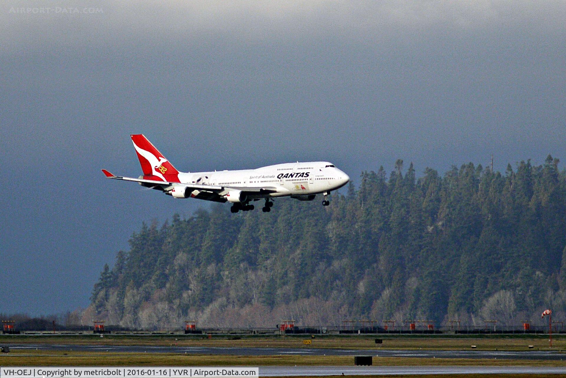 VH-OEJ, 2003 Boeing 747-438/ER C/N 32914, QF75 from Sydney.