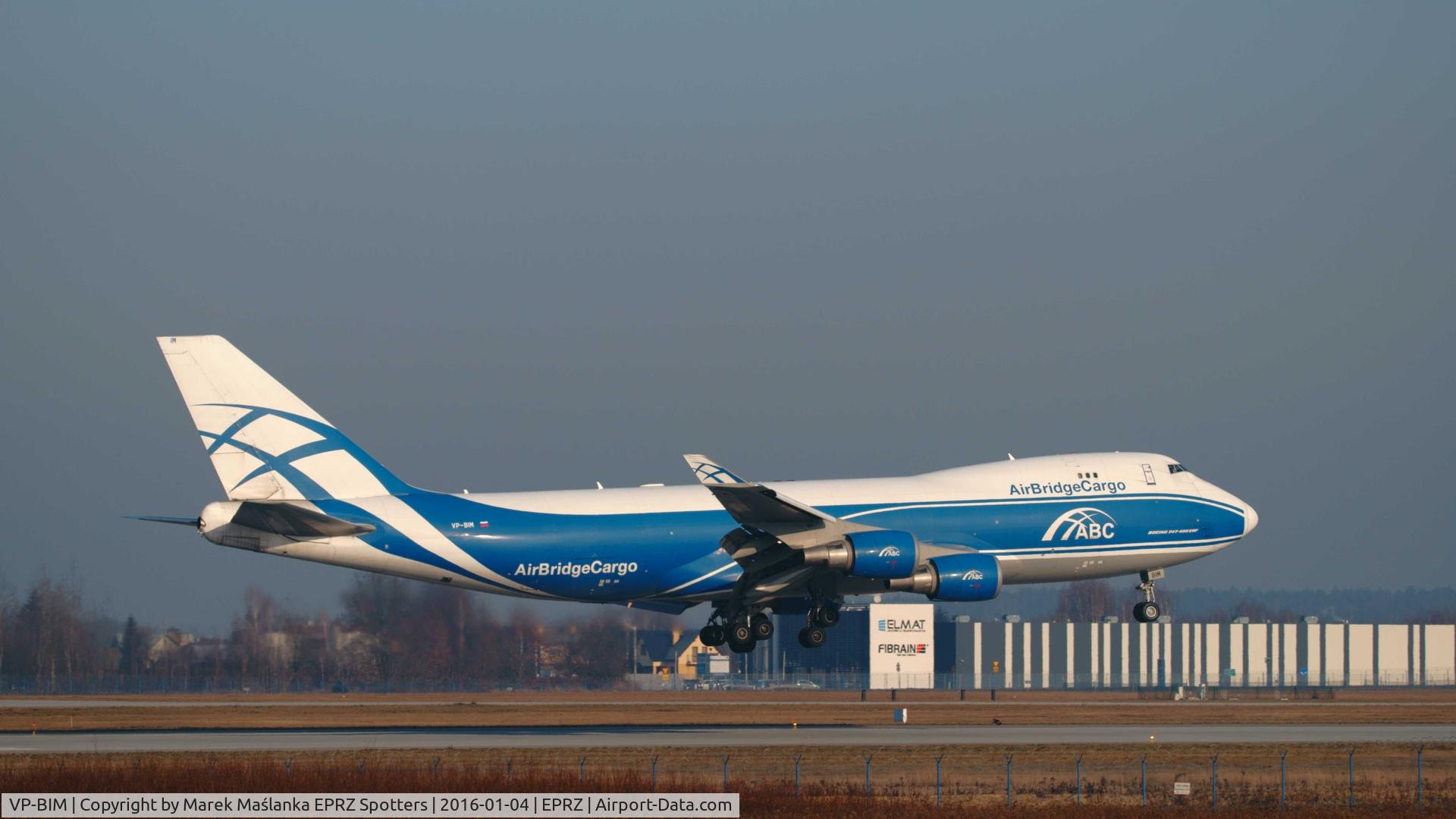 VP-BIM, 2008 Boeing 747-4HAERF C/N 35237, AirBridgeCargoBoeing 747-400FVP-BIM