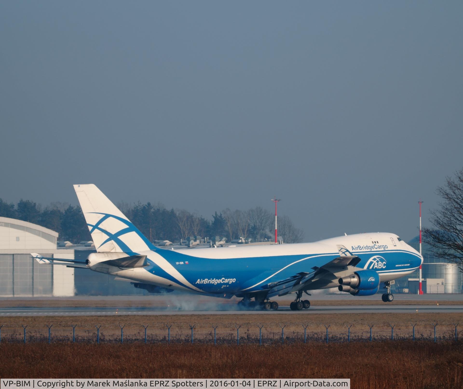 VP-BIM, 2008 Boeing 747-4HAERF C/N 35237, Air Bridge CargoB-747