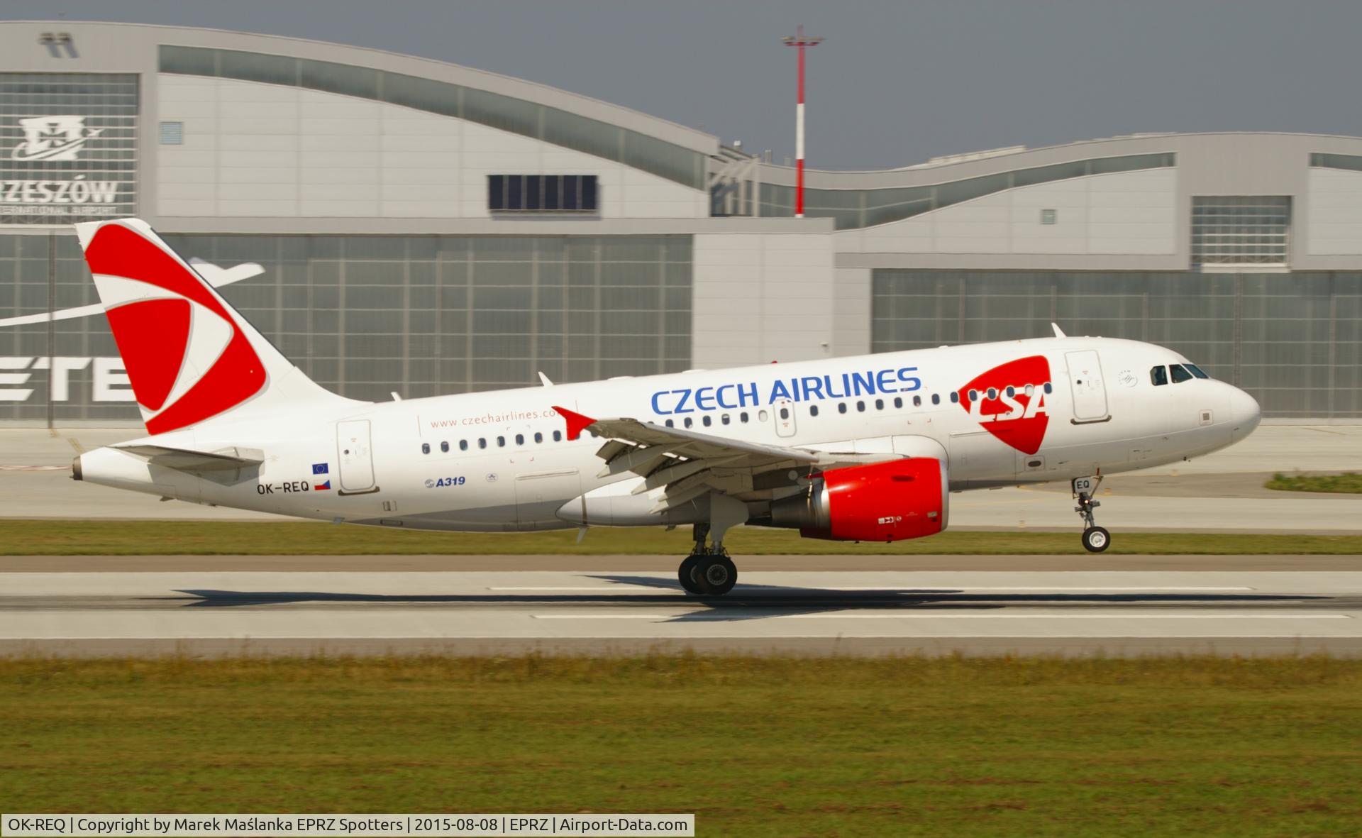 OK-REQ, 2011 Airbus A319-112 C/N 4713, Czech Airlines.