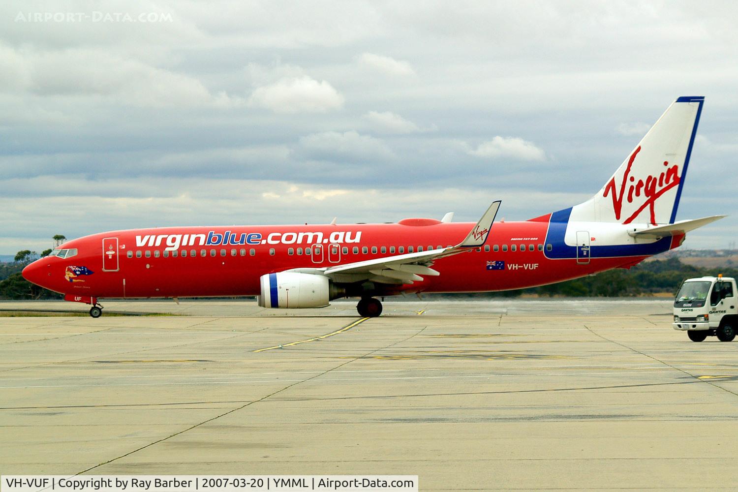 VH-VUF, 2005 Boeing 737-8FE C/N 34168, Boeing 737-8FE [34168] (Virgin Blue) Melbourne-Tullamarine~VH 20/03/2007