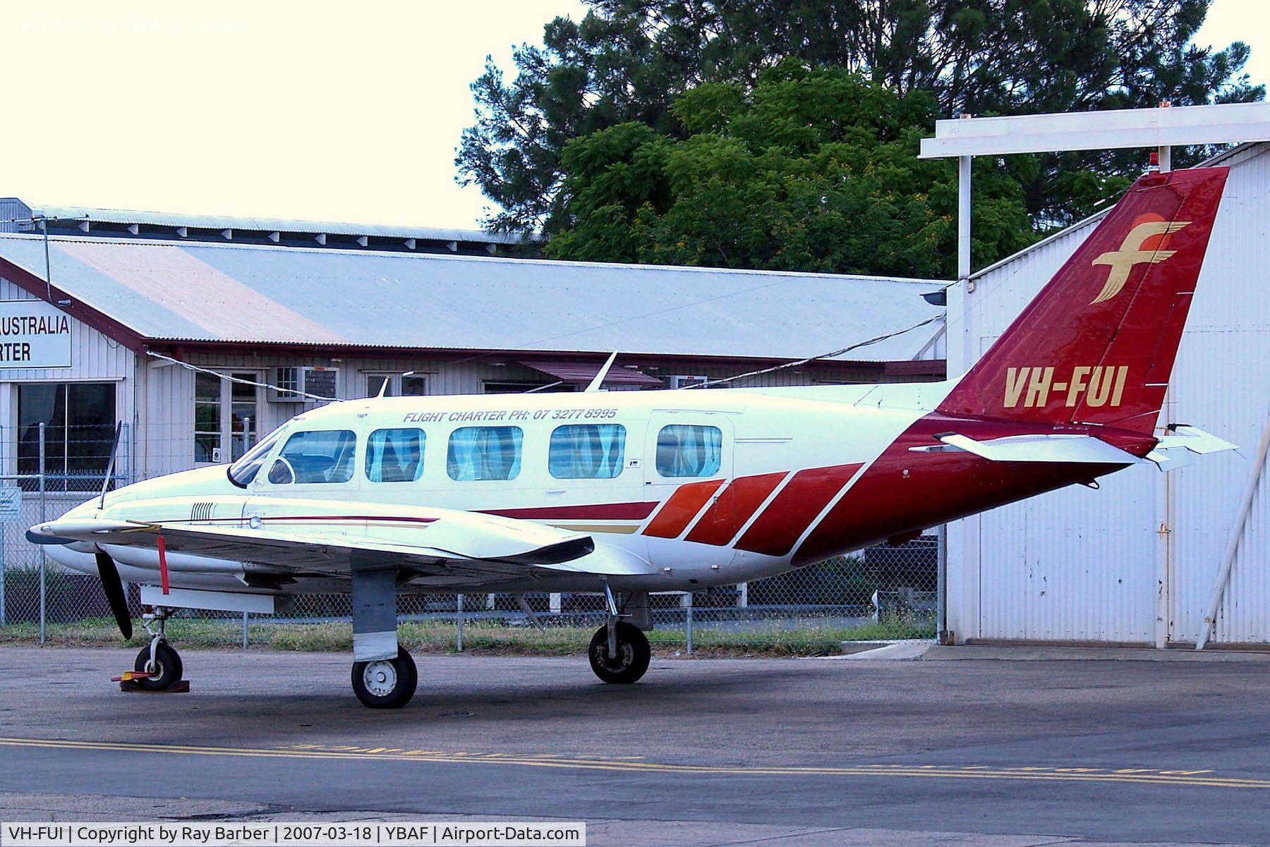 VH-FUI, 1976 Piper PA-31-350 Navajo Chieftain Chieftain C/N 31-7652148, Piper PA-31-350 Navajo Chieftain [31-7652148] (Flight Charter) Brisbane-Archerfield~VH 18/03/2007