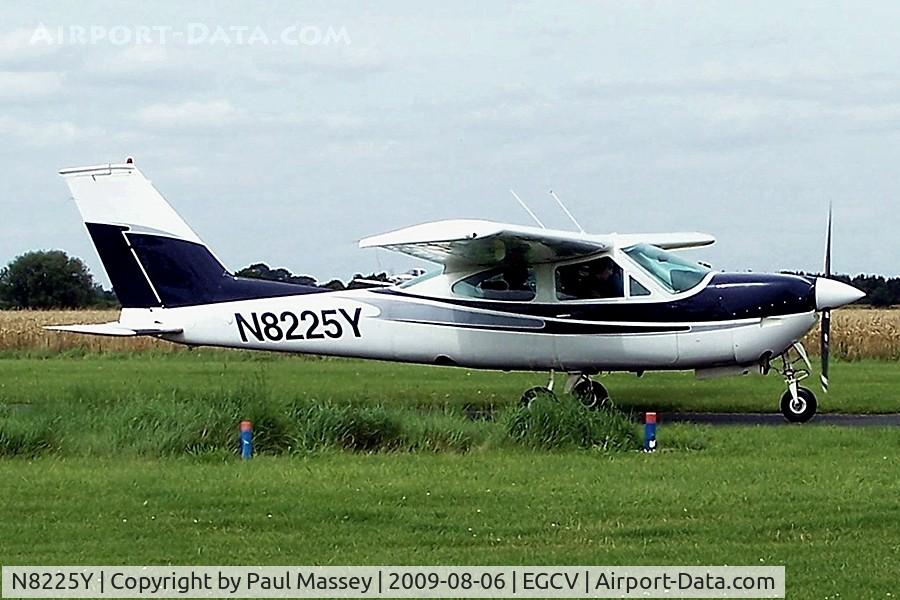 N8225Y, 1977 Cessna 177RG Cardinal C/N 177RG1247, @ Sleap Airfield. This aircraft lives off airfield but refuels here.