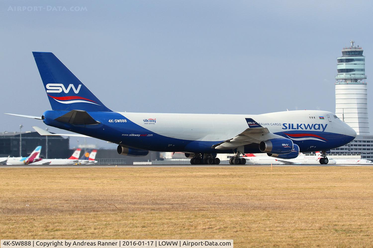 4K-SW888, 1999 Boeing 747-4R7F/SCD C/N 29730, Silk Way West Airlines Boeing 747
