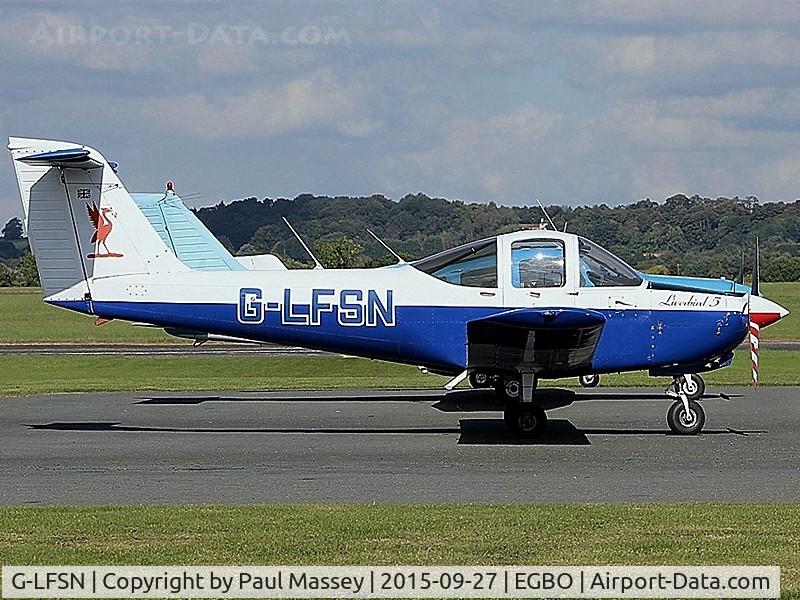 G-LFSN, 1978 Piper PA-38-112 Tomahawk Tomahawk C/N 38-78A0073, @ Wolverhampton (Halfpenny Green). ex:-G-BNYV,N9364T.