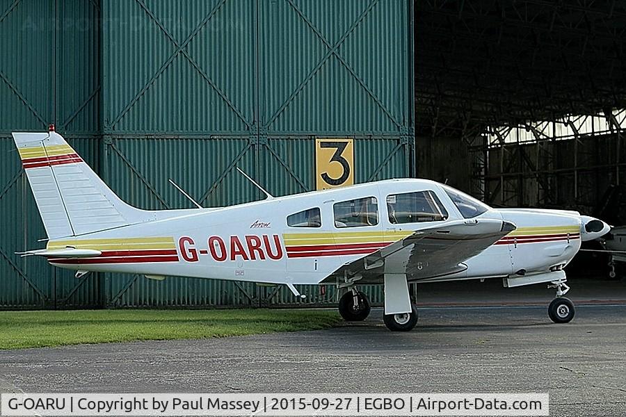 G-OARU, 1989 Piper PA-28R-201 Cherokee Arrow III C/N 2837026, Resident @ Wolverhampton( Halfpenny Green). ex:-N174ND.
